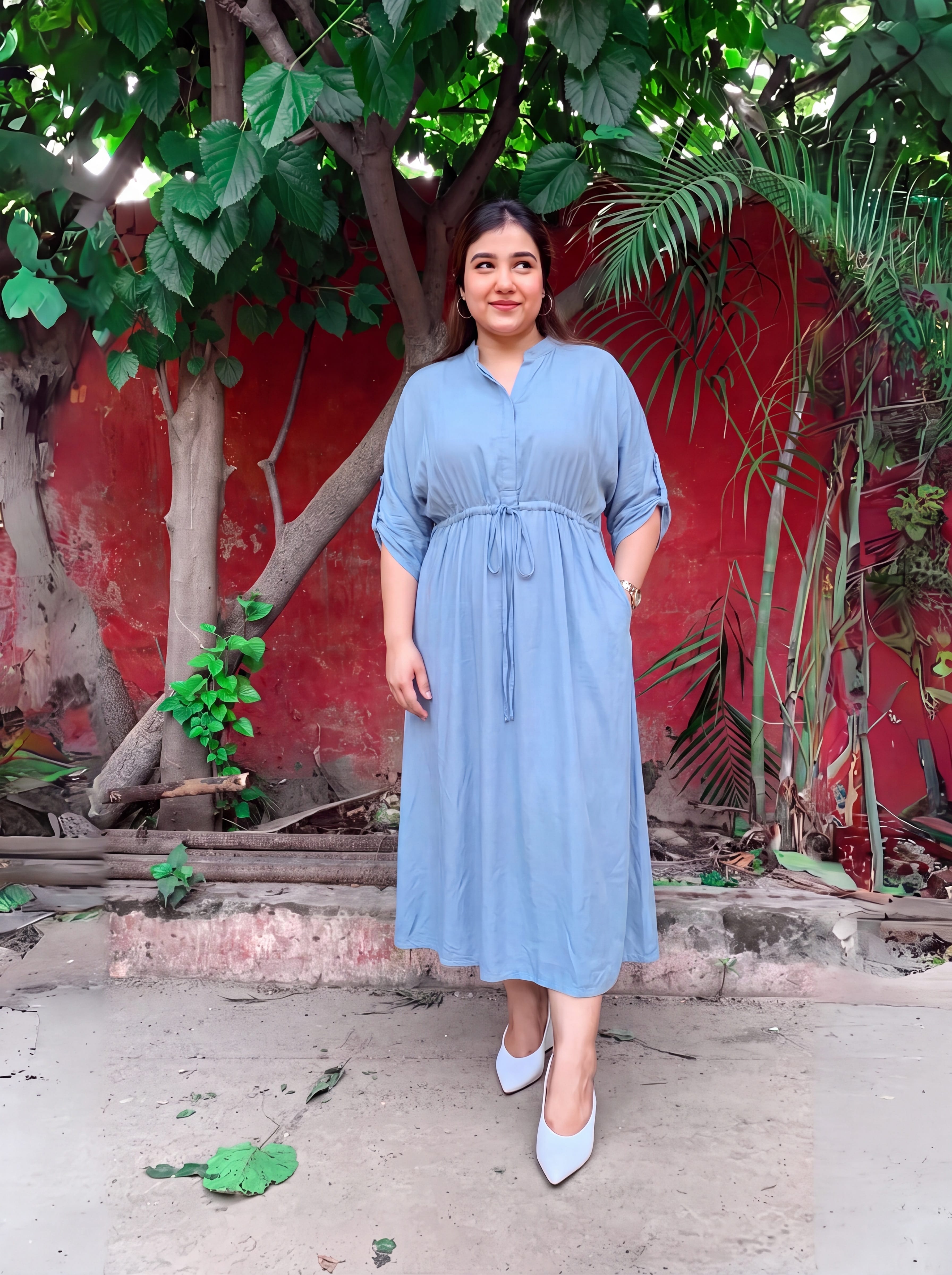 Powder Blue Amaio Dress
