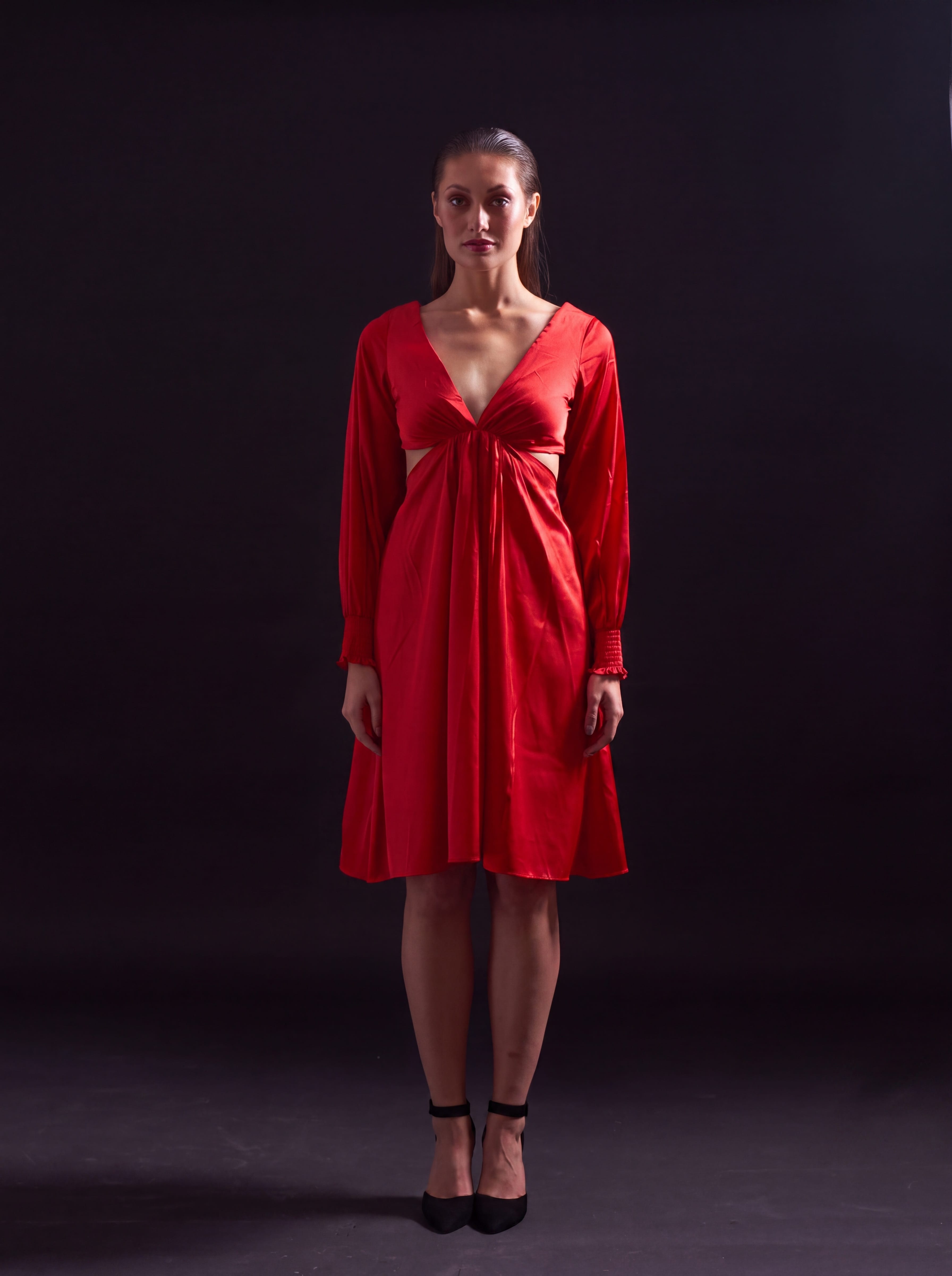Red Cutout Dress