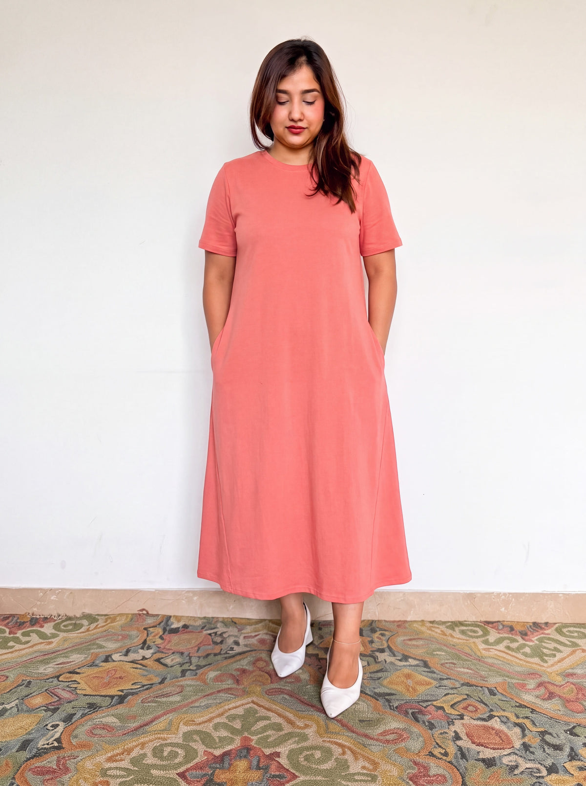 Wind-down Lycra Midi Dress
