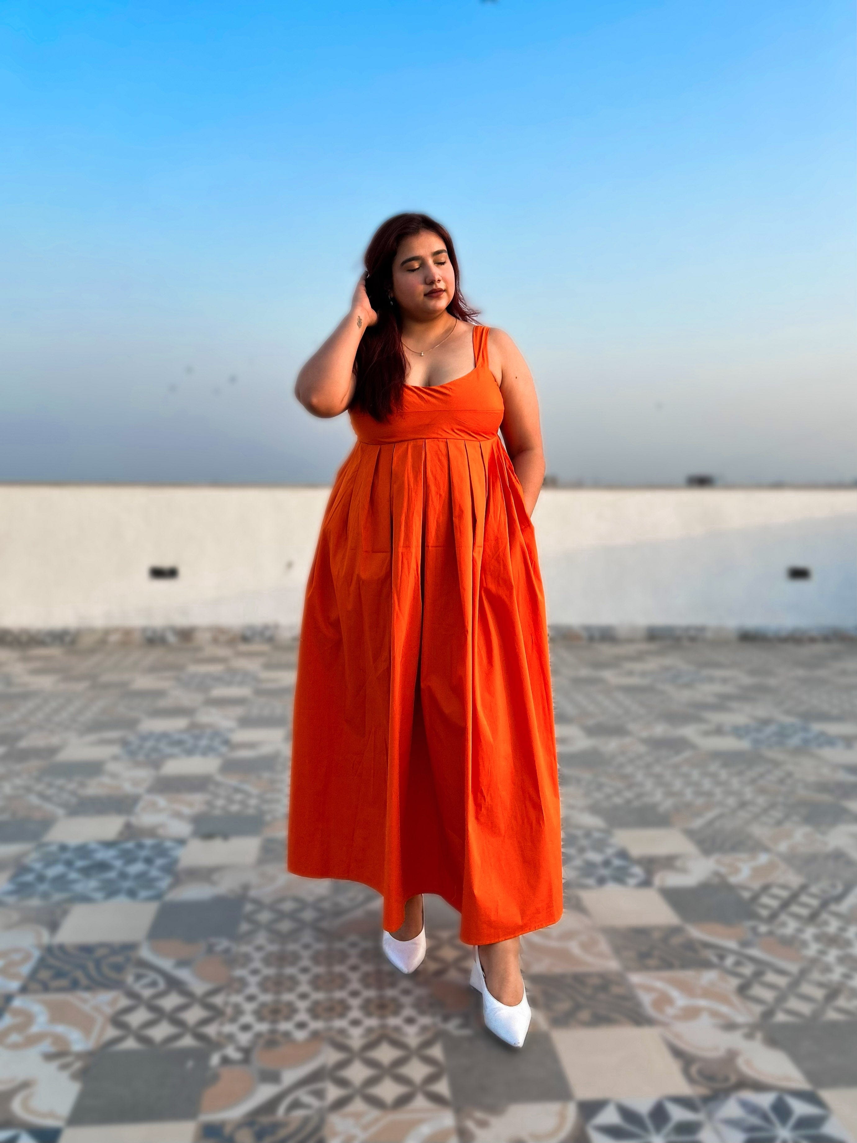 Orange Mama Mia Dress