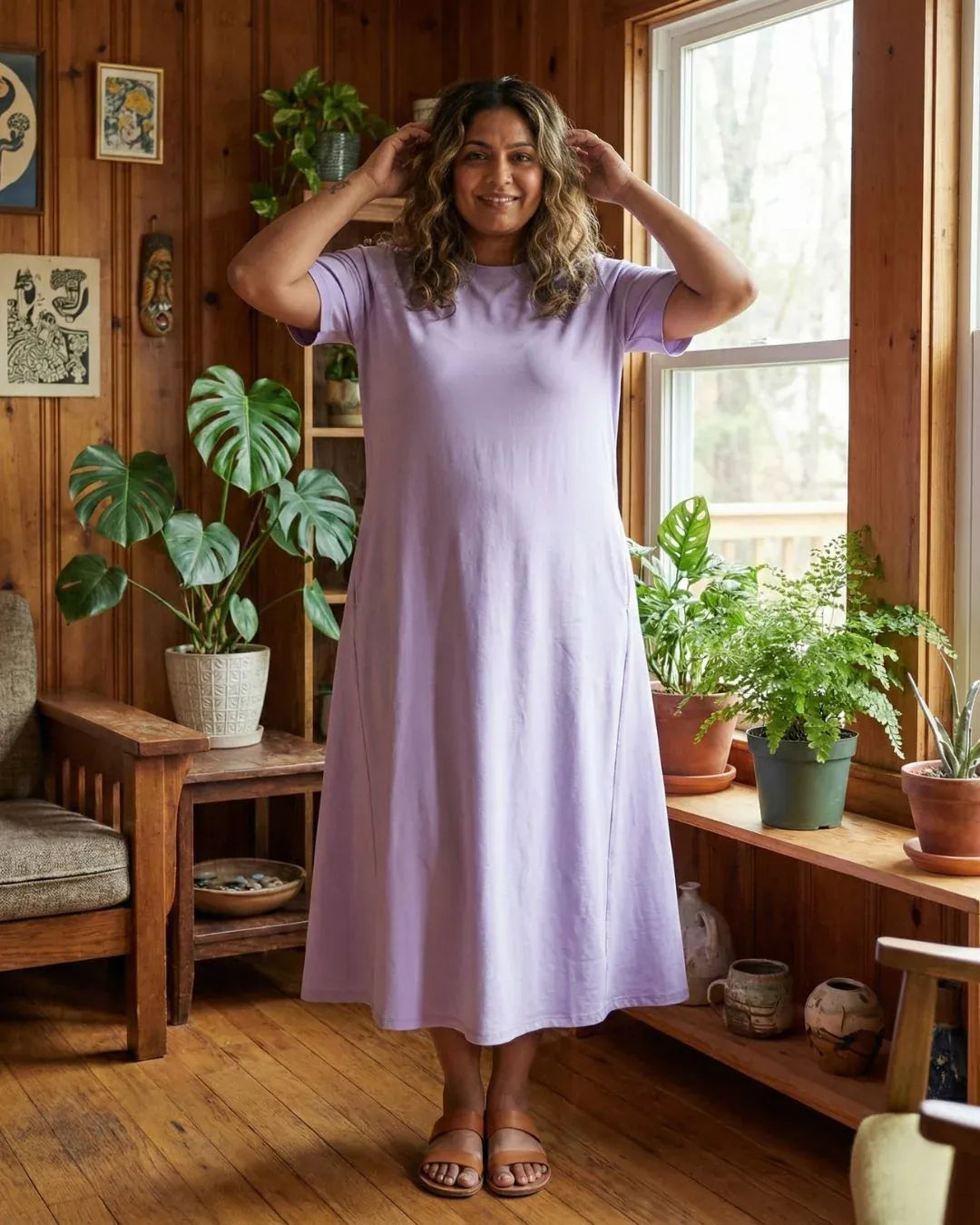 Wind-down Lycra Midi Dress