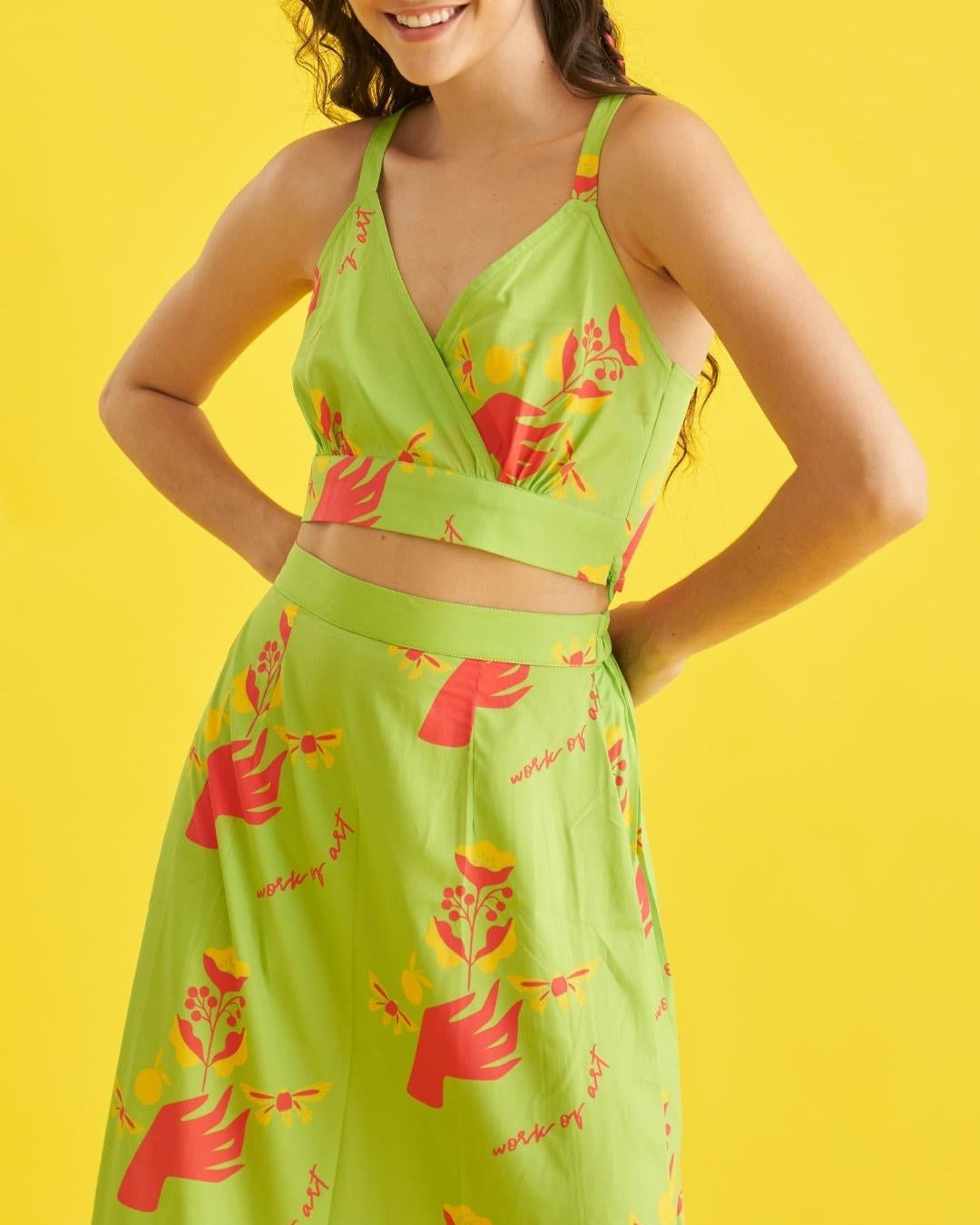 Printed Three Piece Set