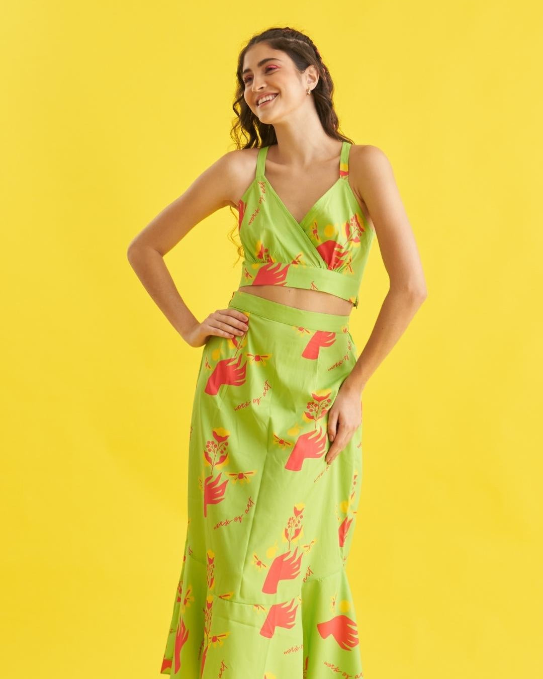 Printed Three Piece Set