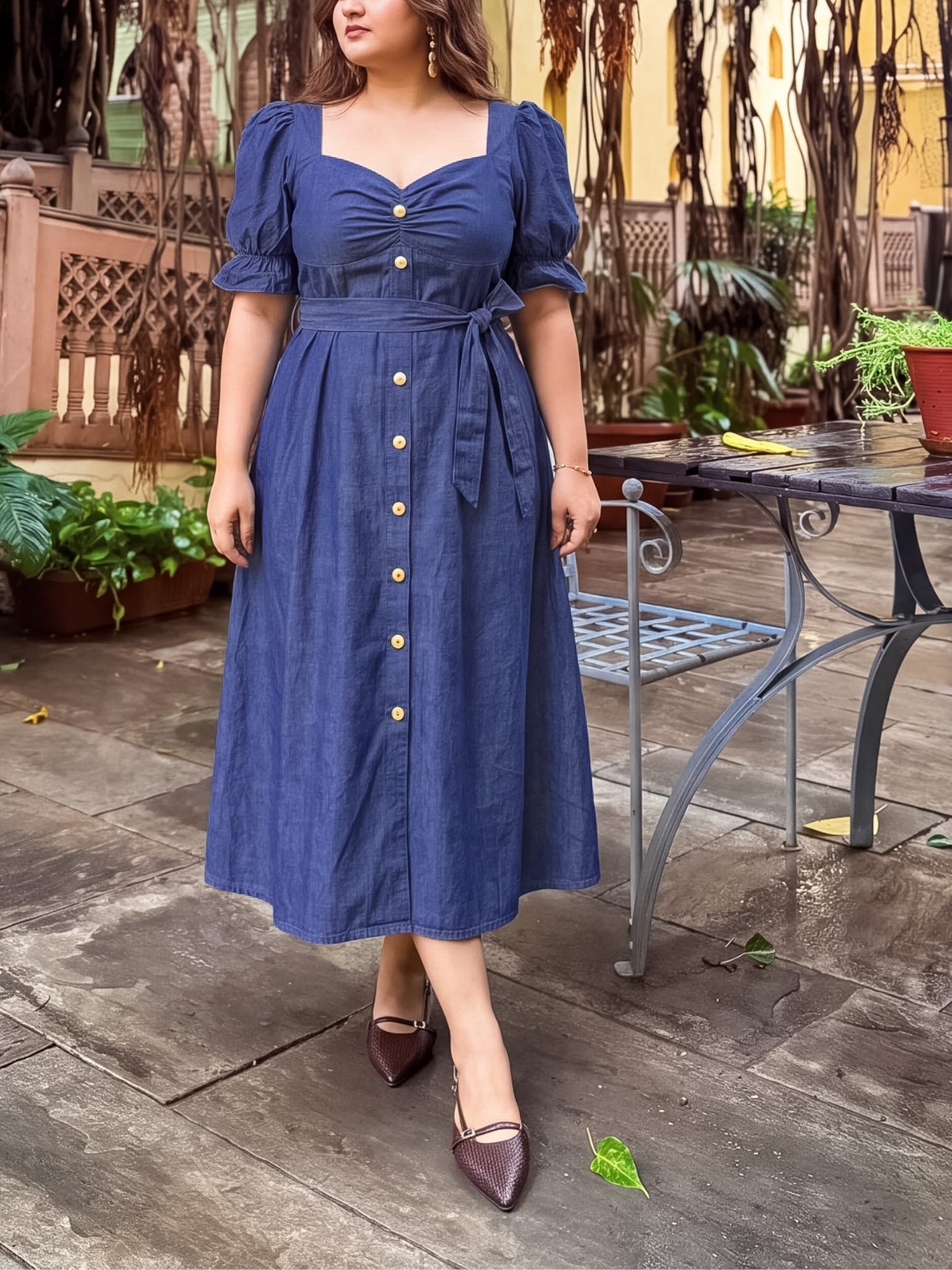 Luna Chambray Dress