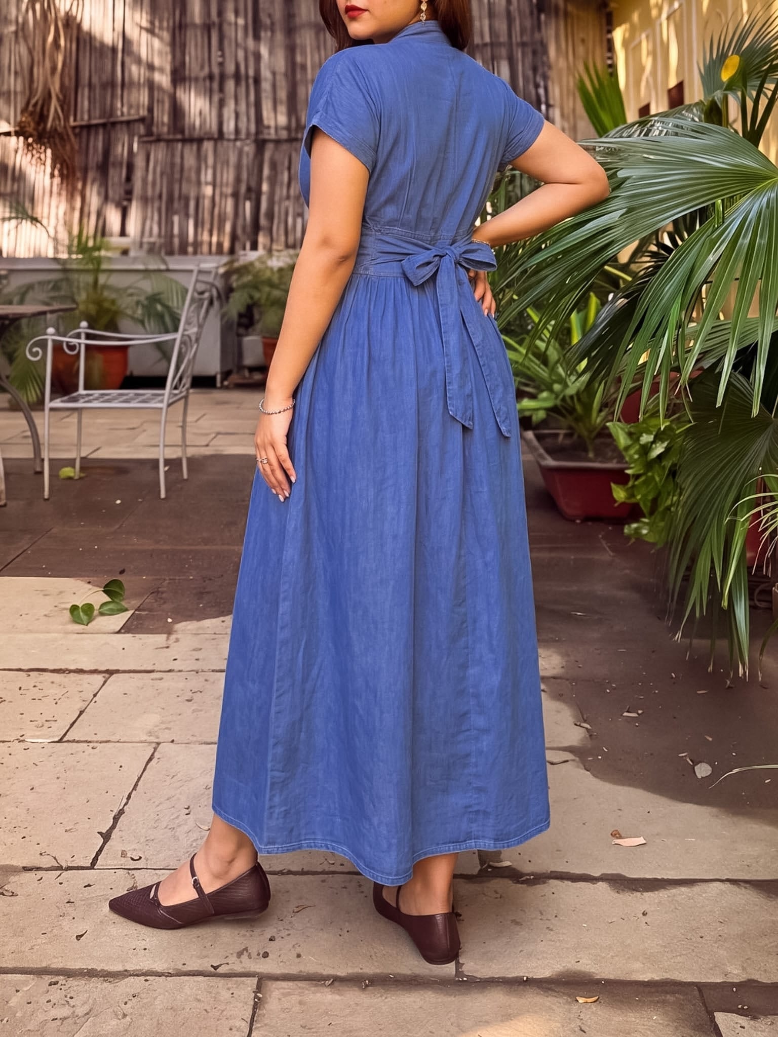Erin Chambray Dress