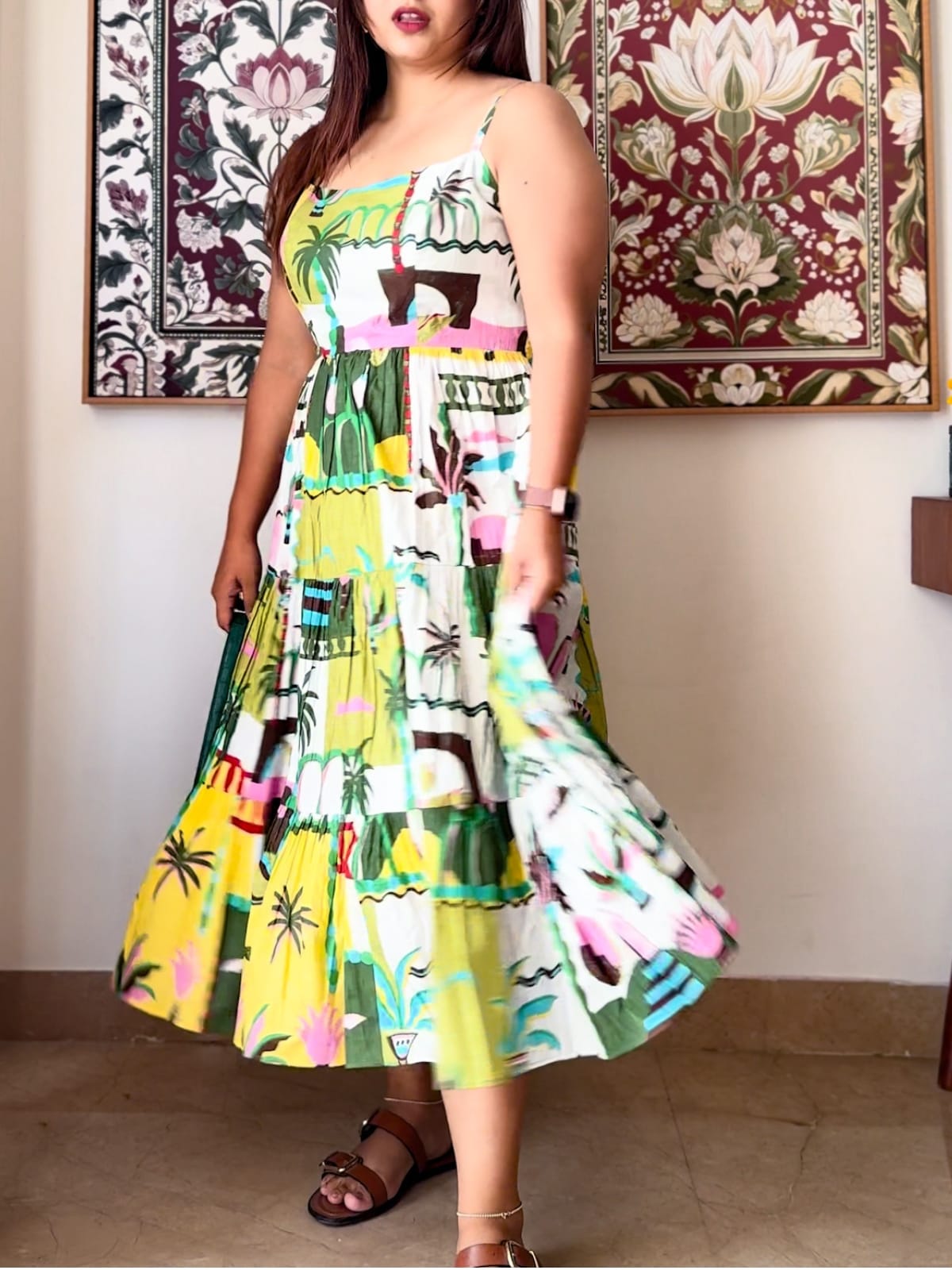 Palmeria Tier Dress
