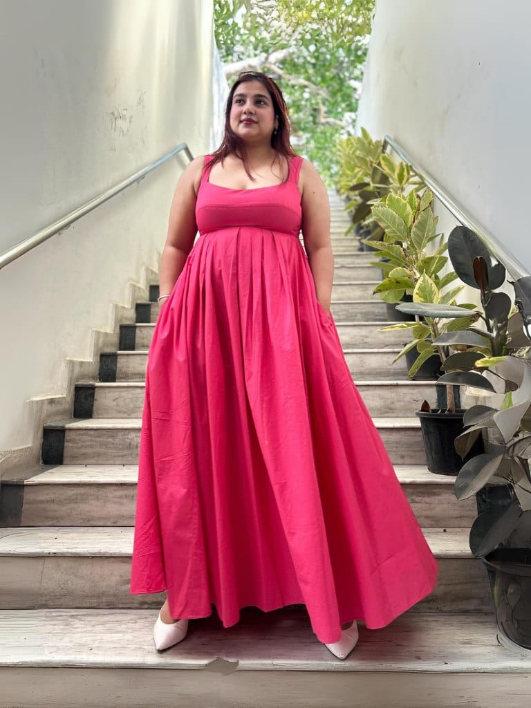 Bubblegum Pink Mama Mia Dress