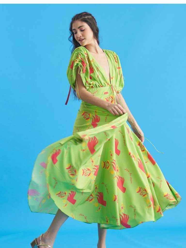 Printed Suvi Dress