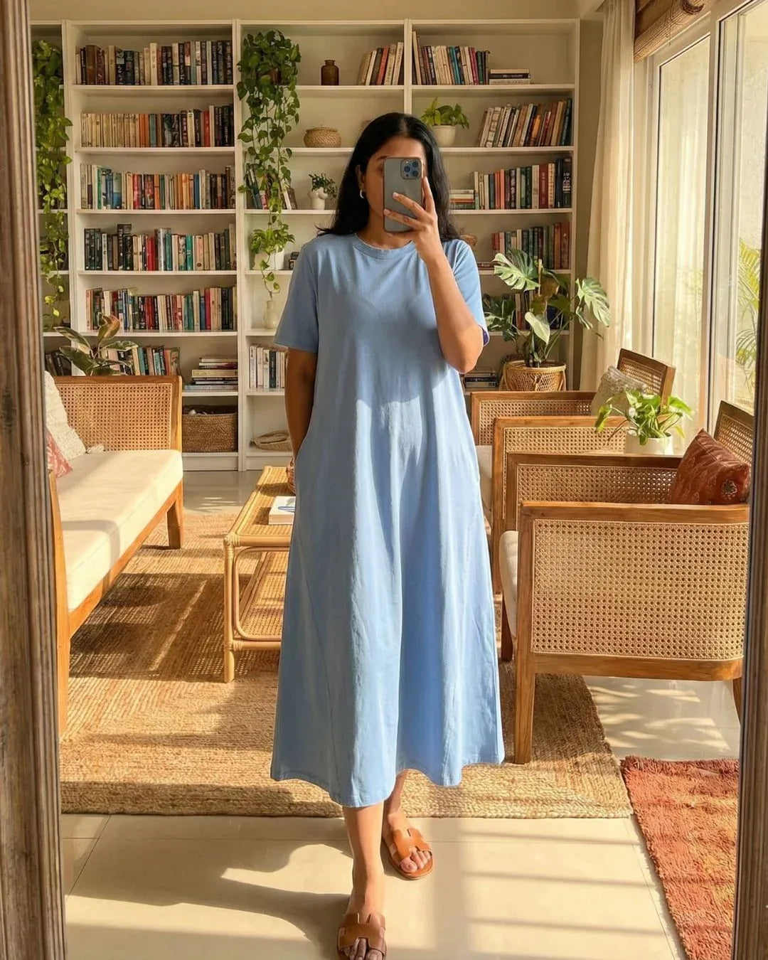 Wind-down Lycra Midi Dress