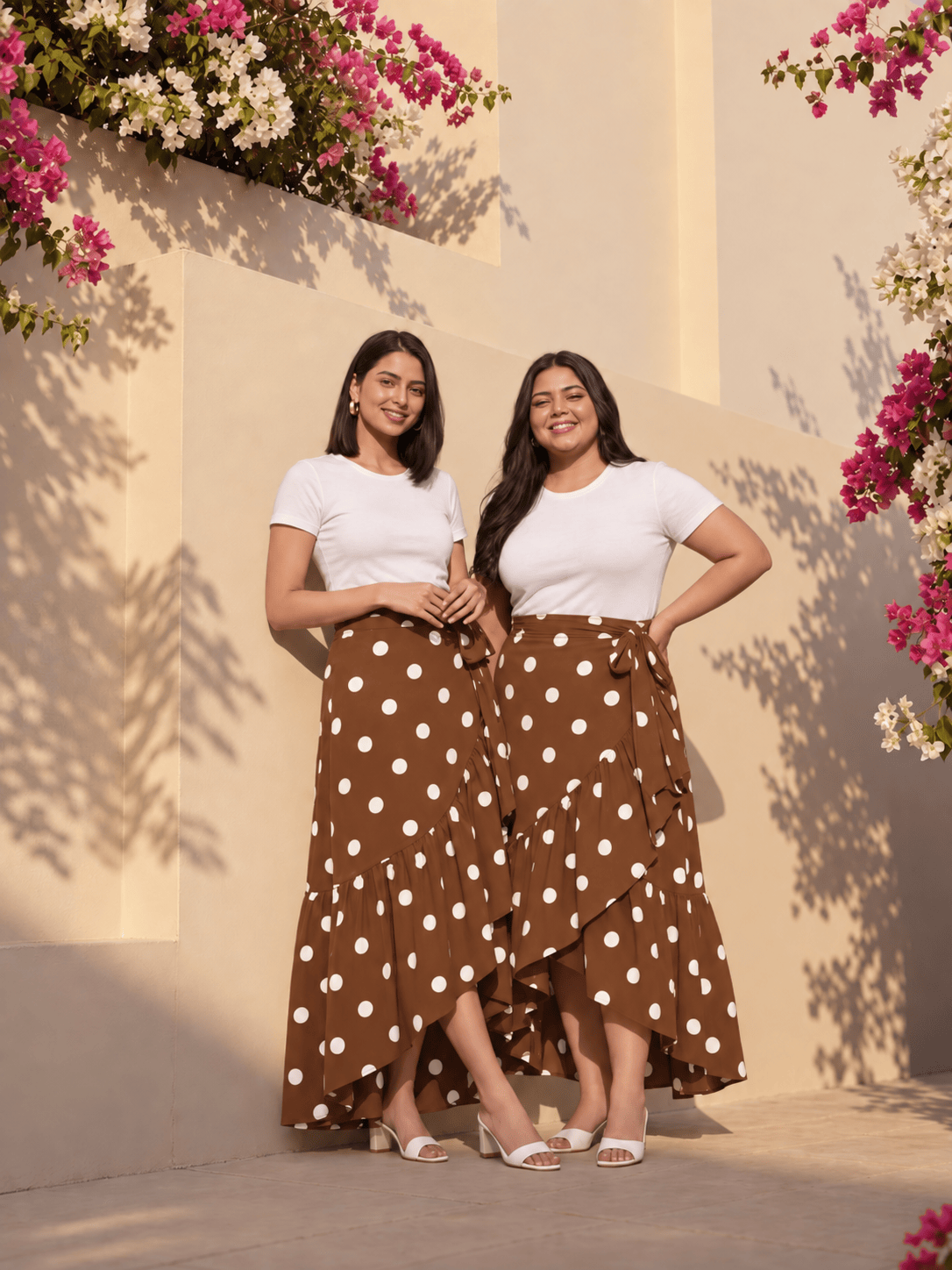 Mocha Polka Ciao Skirt