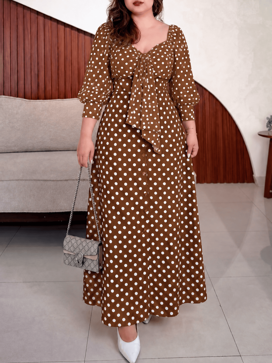 Mocha Brown Lemonade Dress
