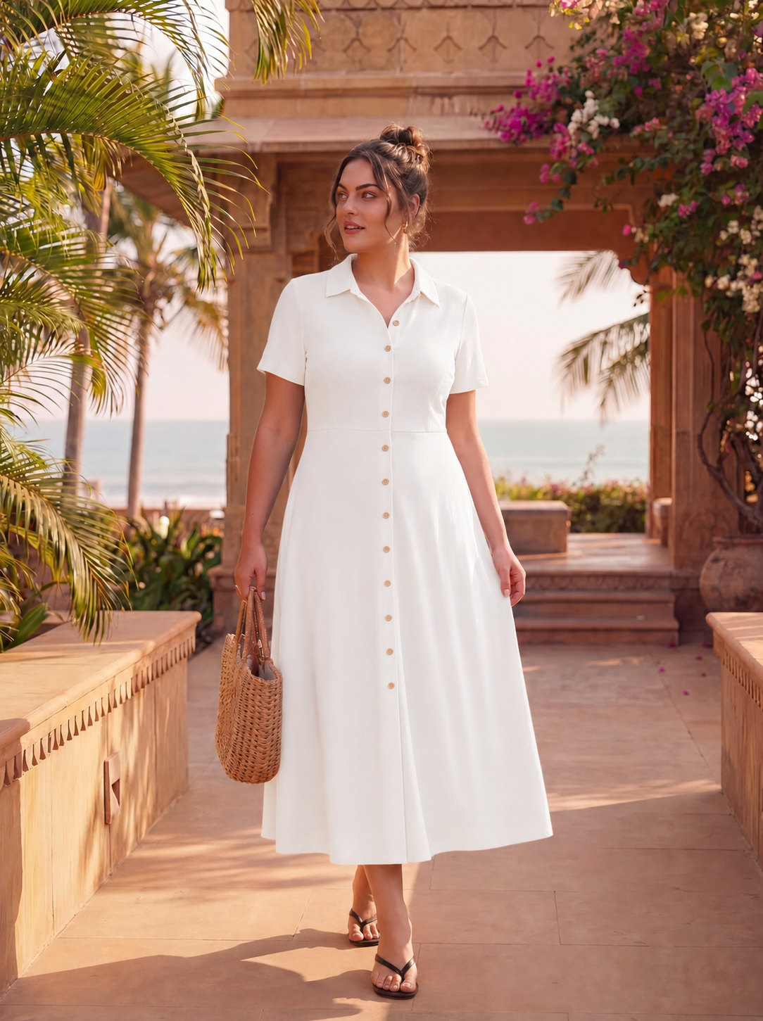White May Dress
