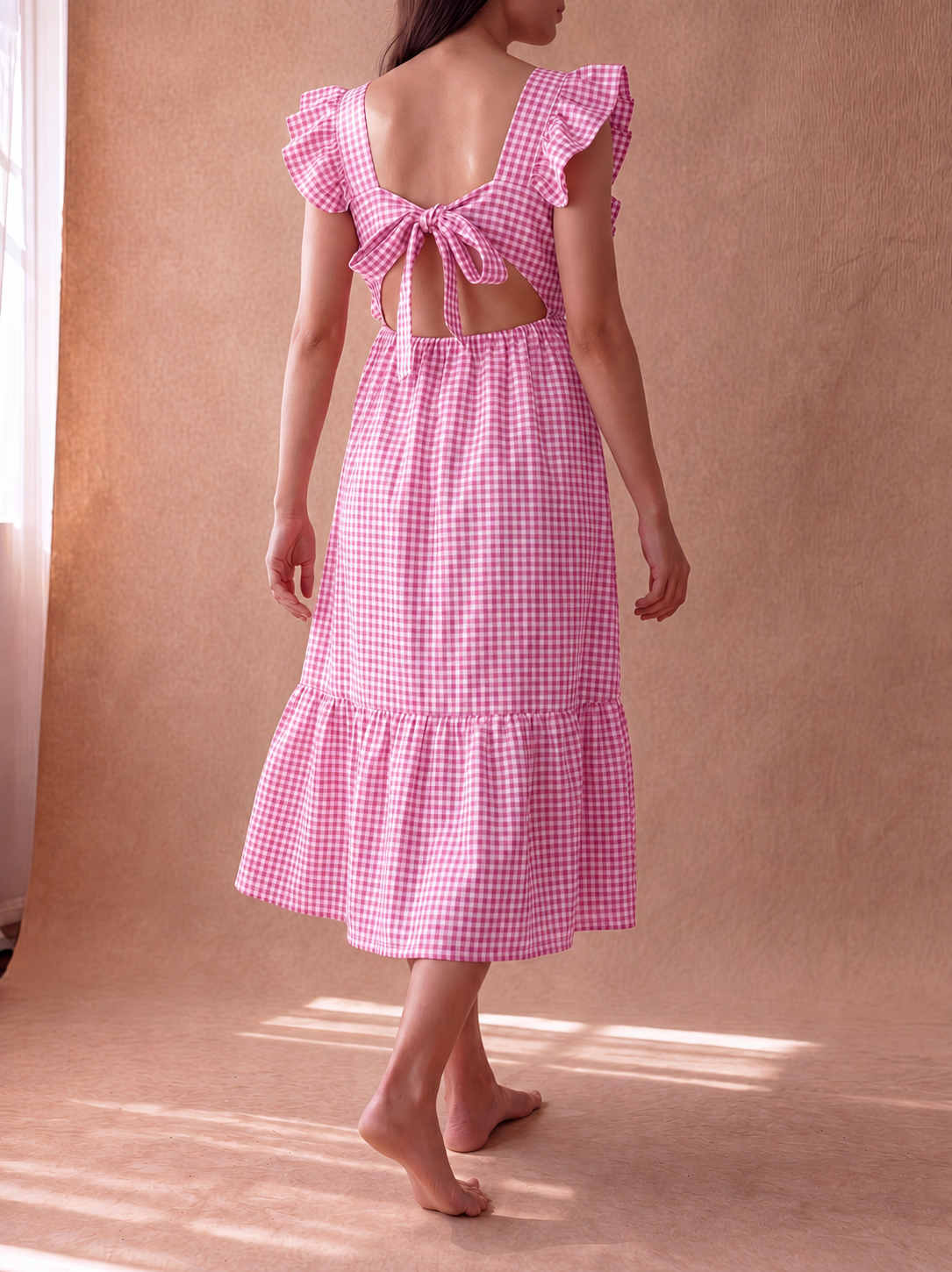 Pink Gingham Hiya Dress