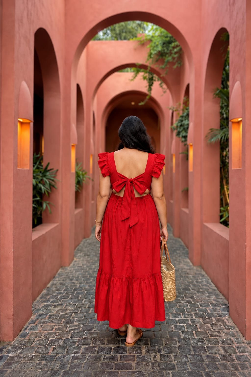 Red Hiya Dress - Ready To Ship