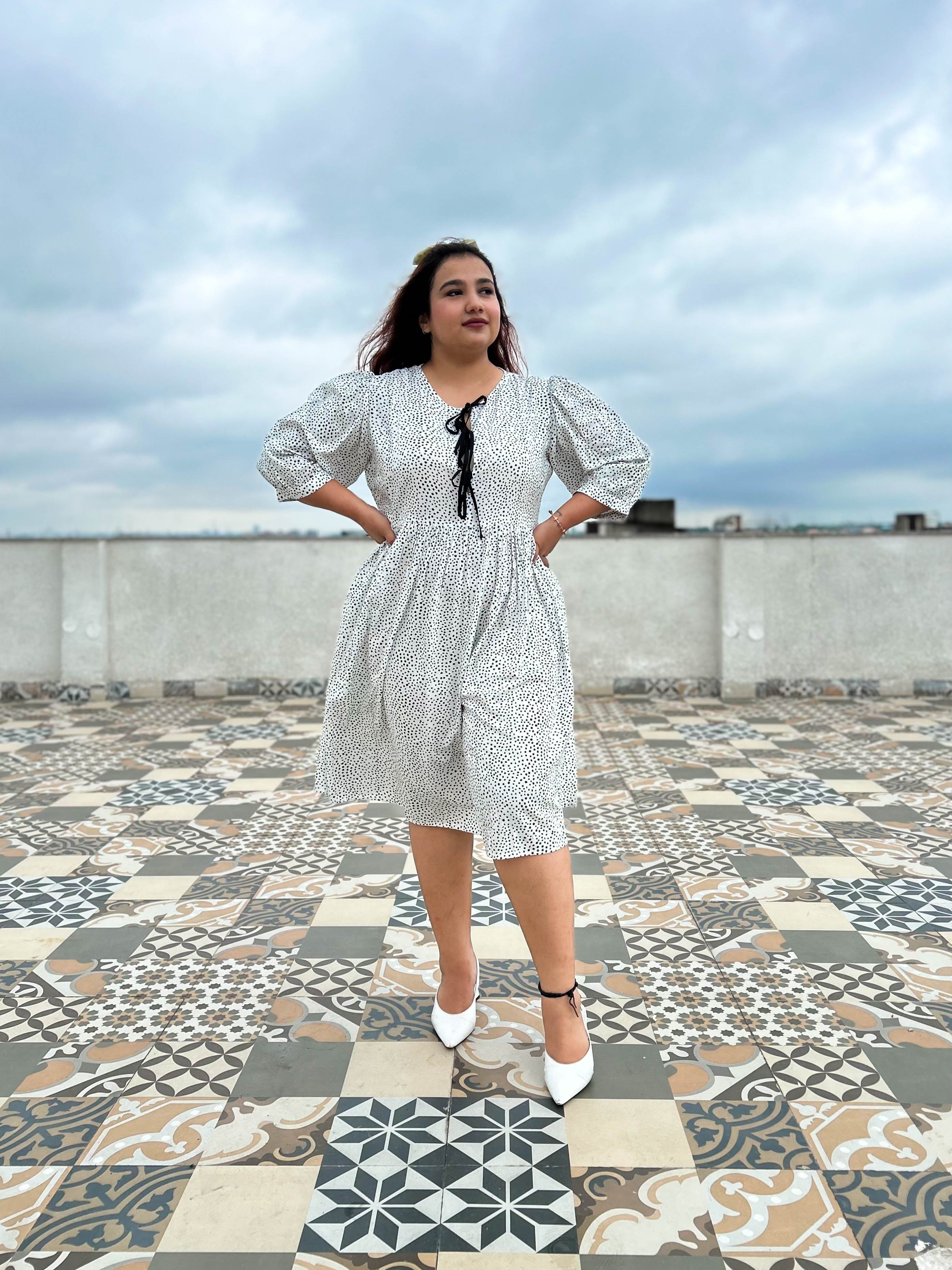 Polka Mahonia Dress