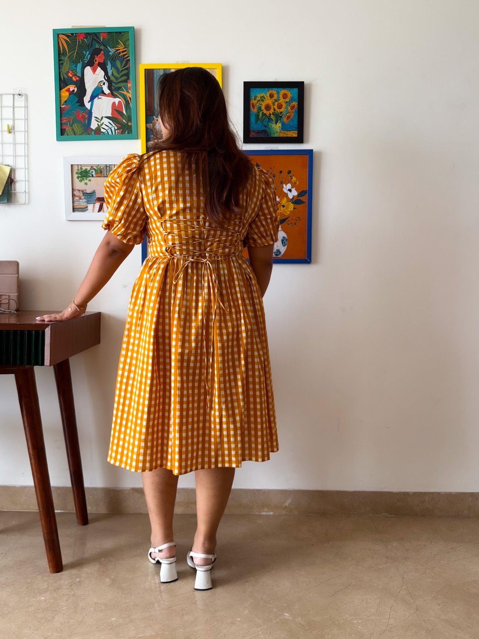 Yellow Gingham Lilo Dress