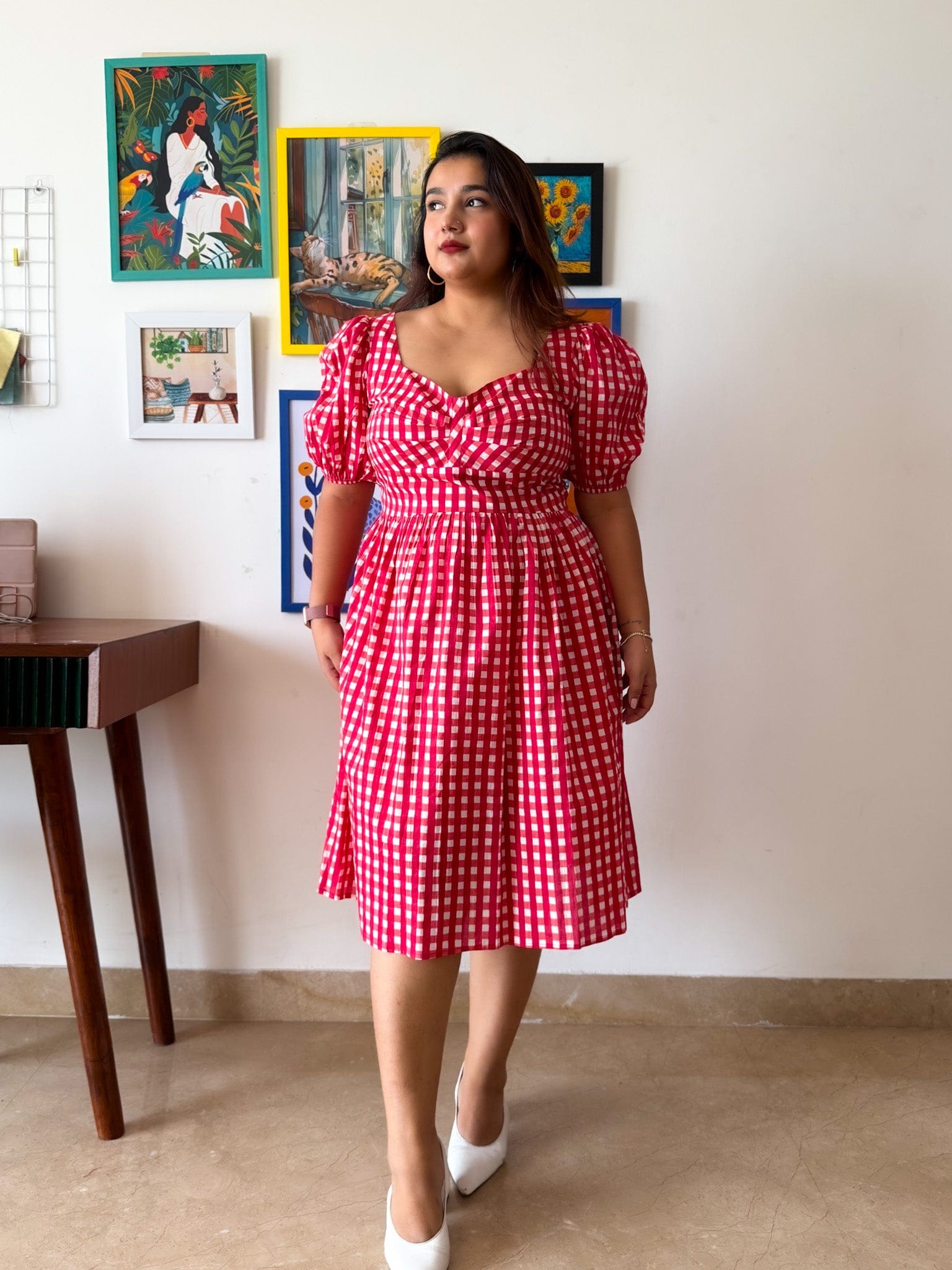 Red Gingham Lilo Dress