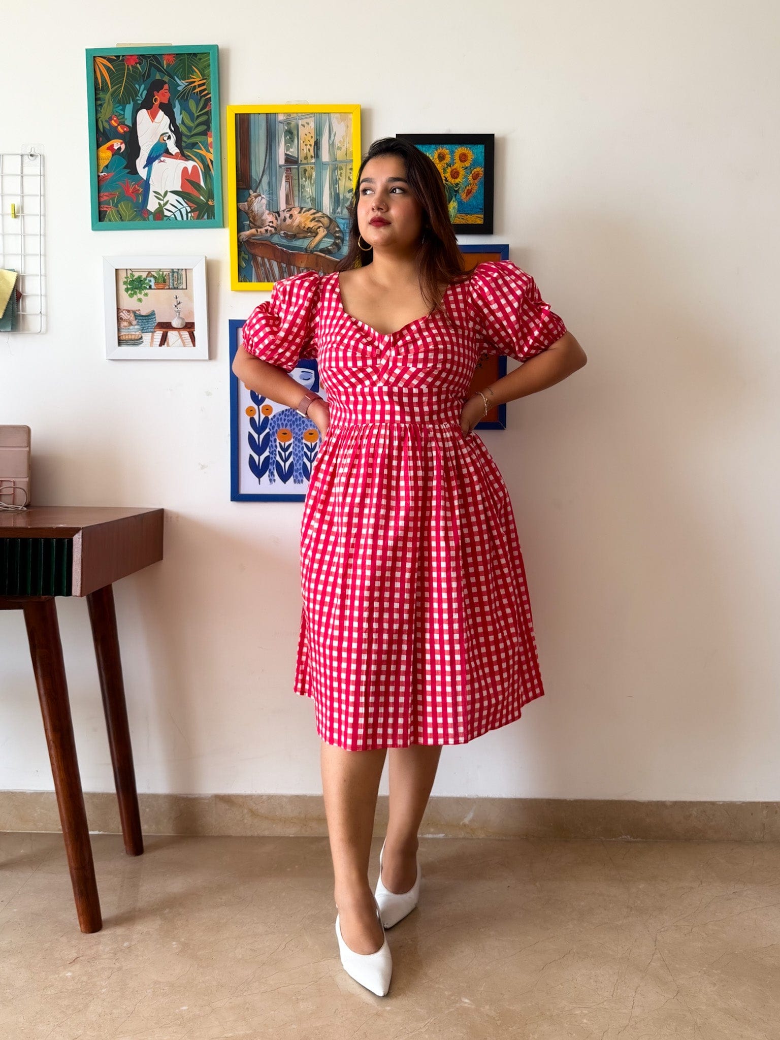 Red Gingham Lilo Dress