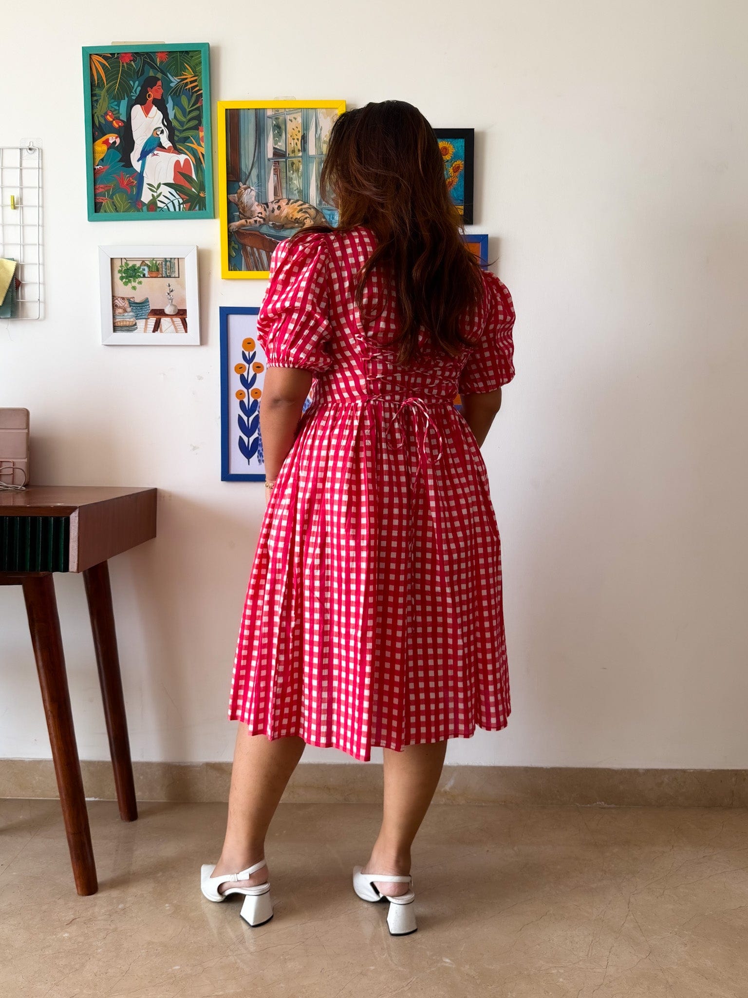 Red Gingham Lilo Dress