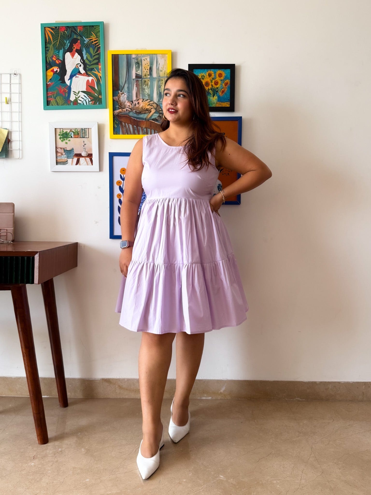 Lilac Lia Dress