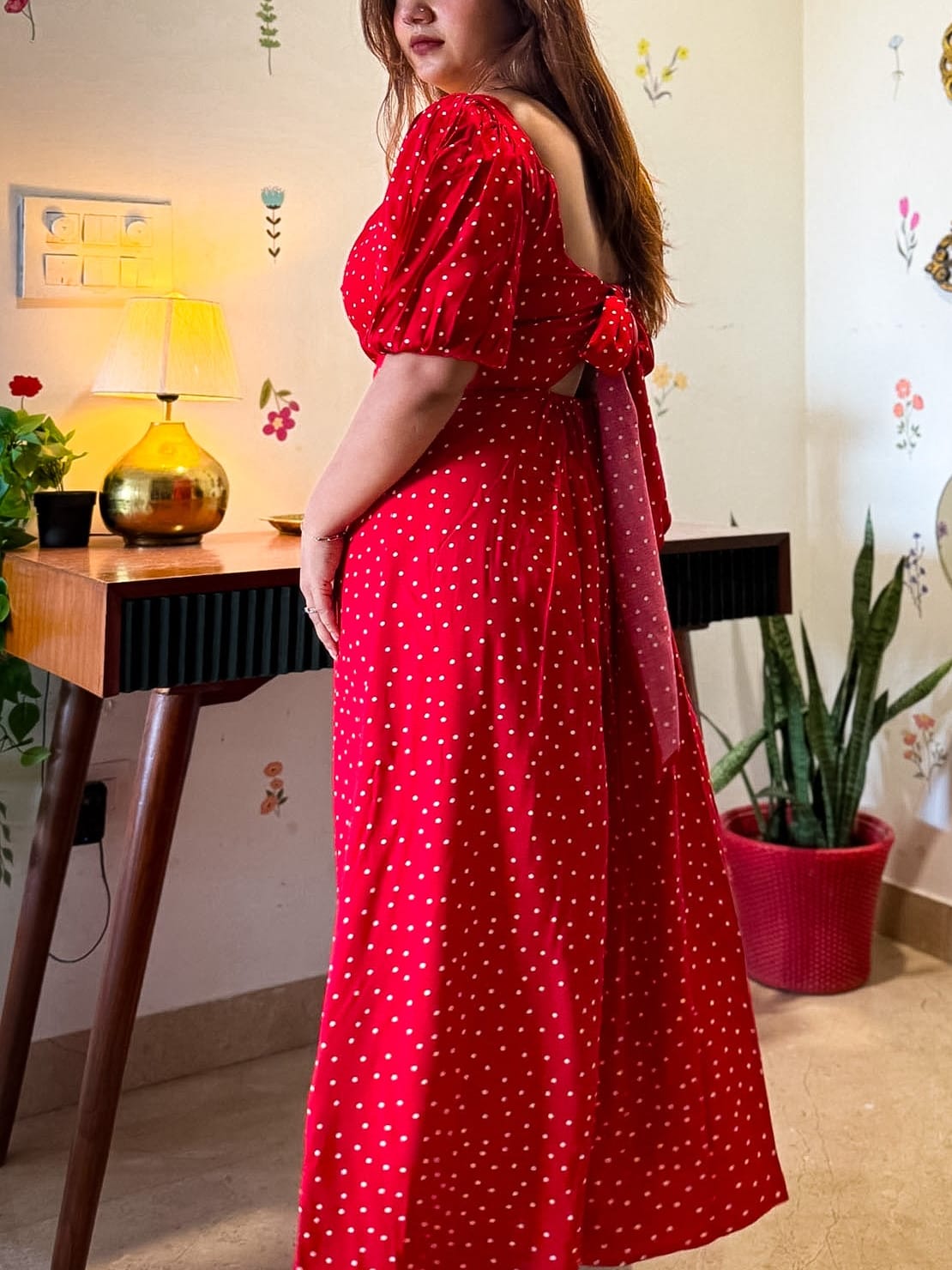 Red Polka Senorita Dress