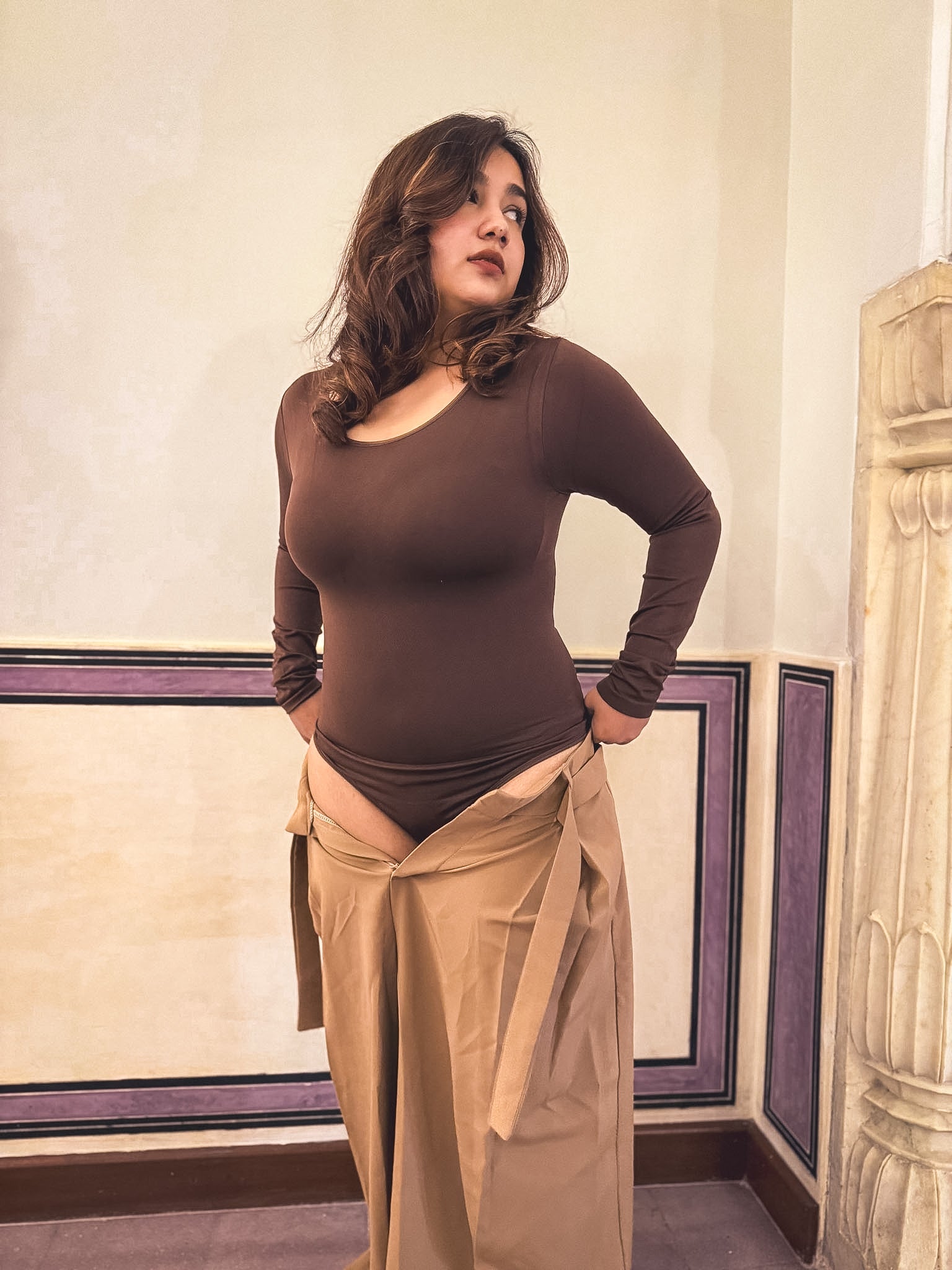 Hot Cacao Sculpting Bodysuit Top