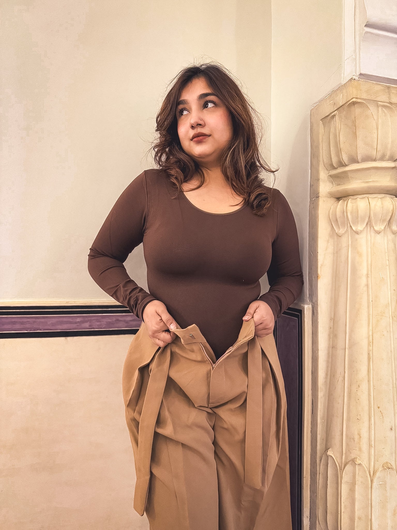Hot Cacao Sculpting Bodysuit Top