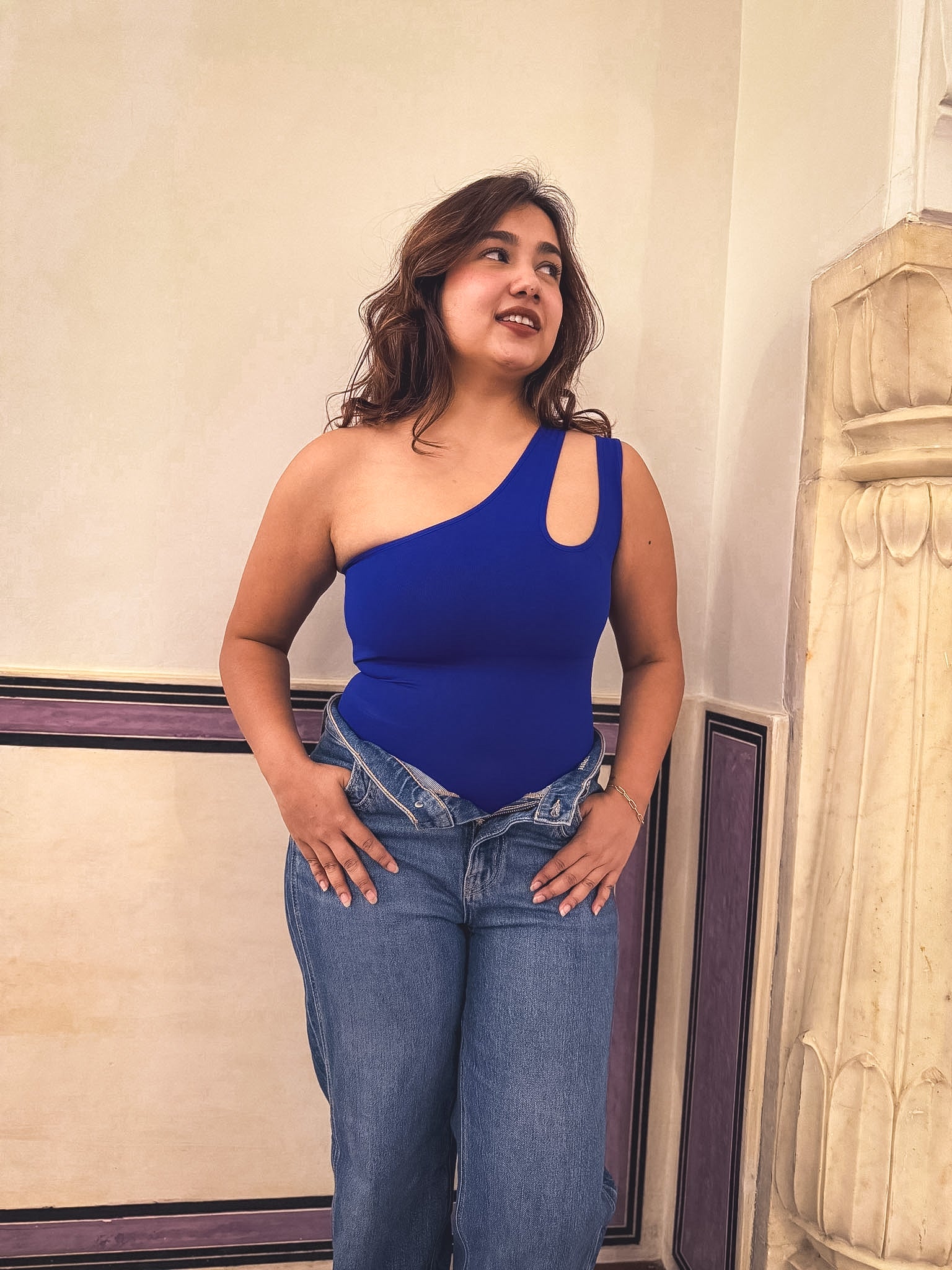 Peakaboo Sculpting Bodysuit Top