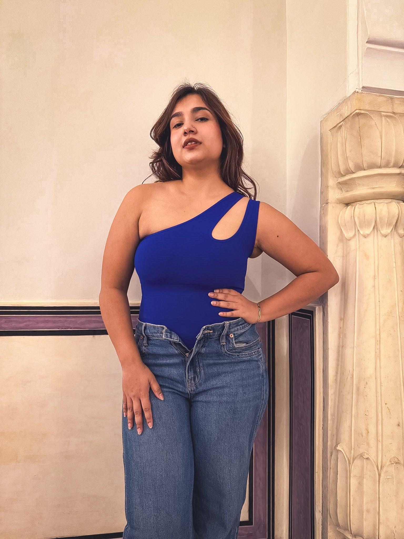 Peakaboo Sculpting Bodysuit Top