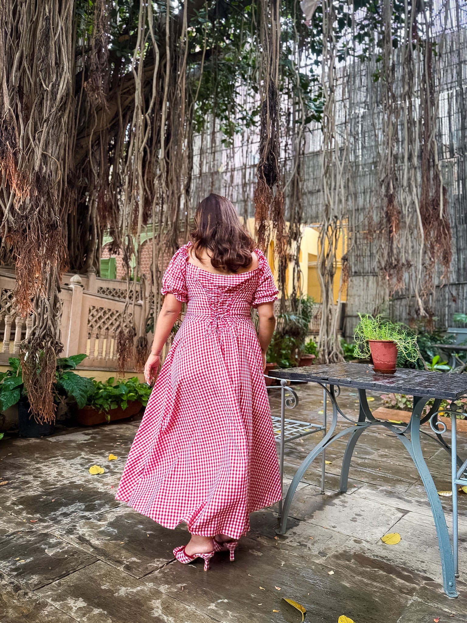 Red Gingham Renee Dress
