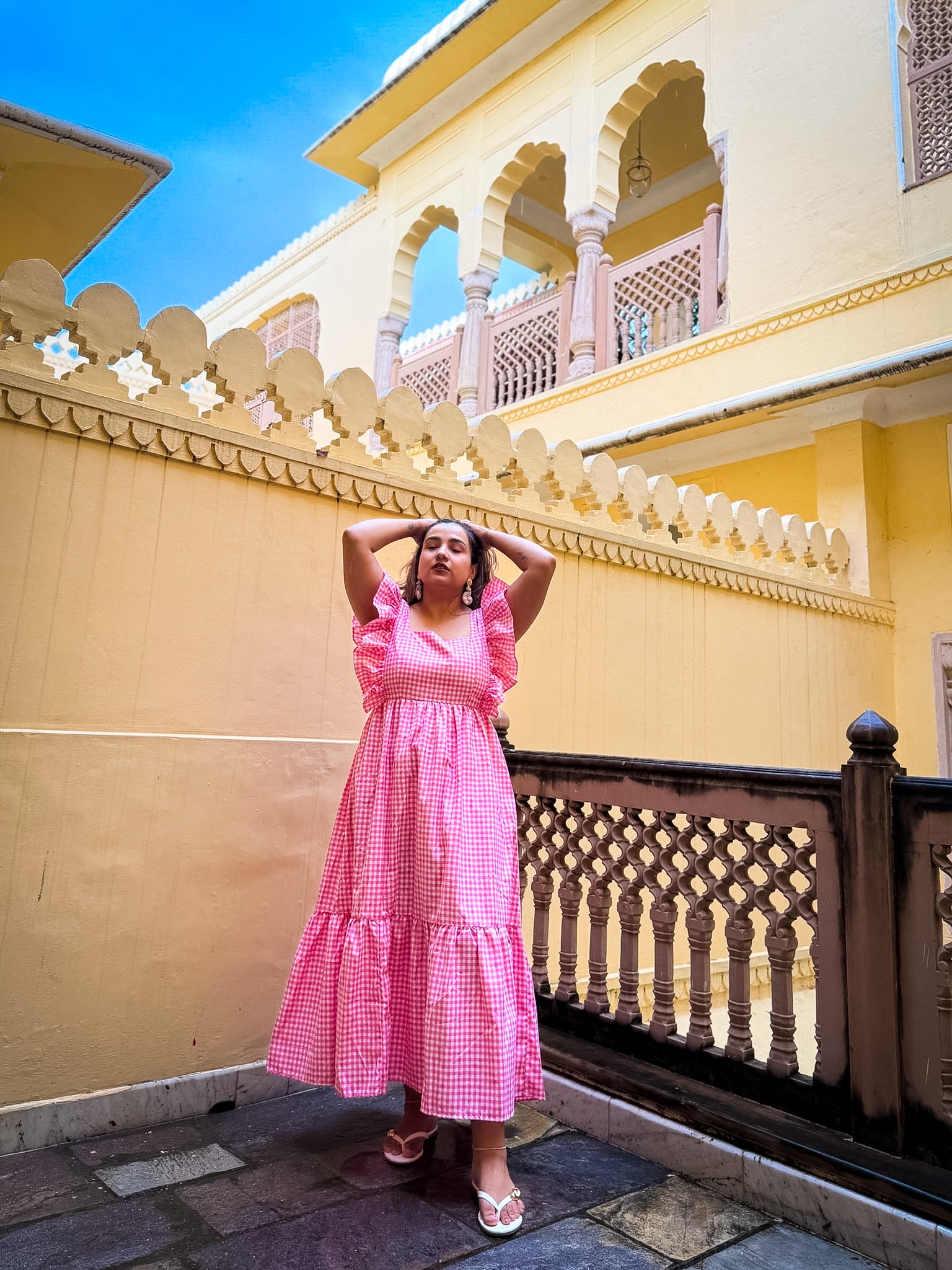 Pink Gingham Hiya Dress