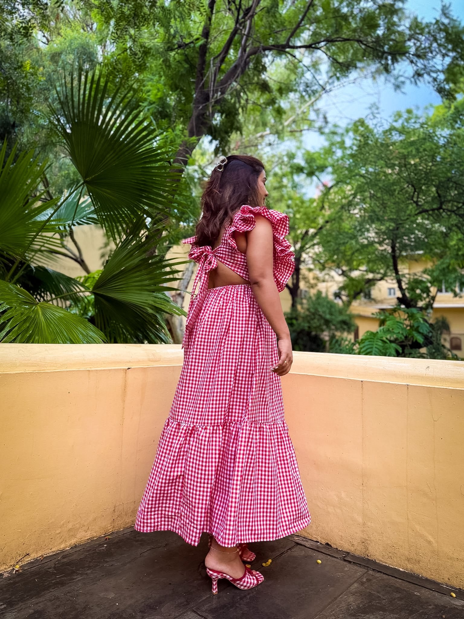 Red Gingham Hiya Dress
