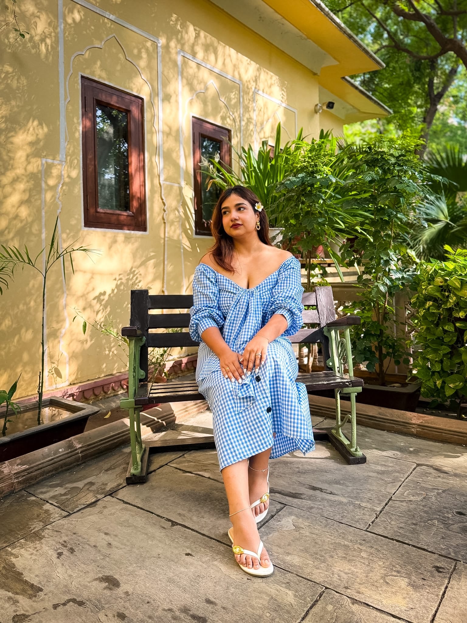 Blue Gingham Lemonade Dress