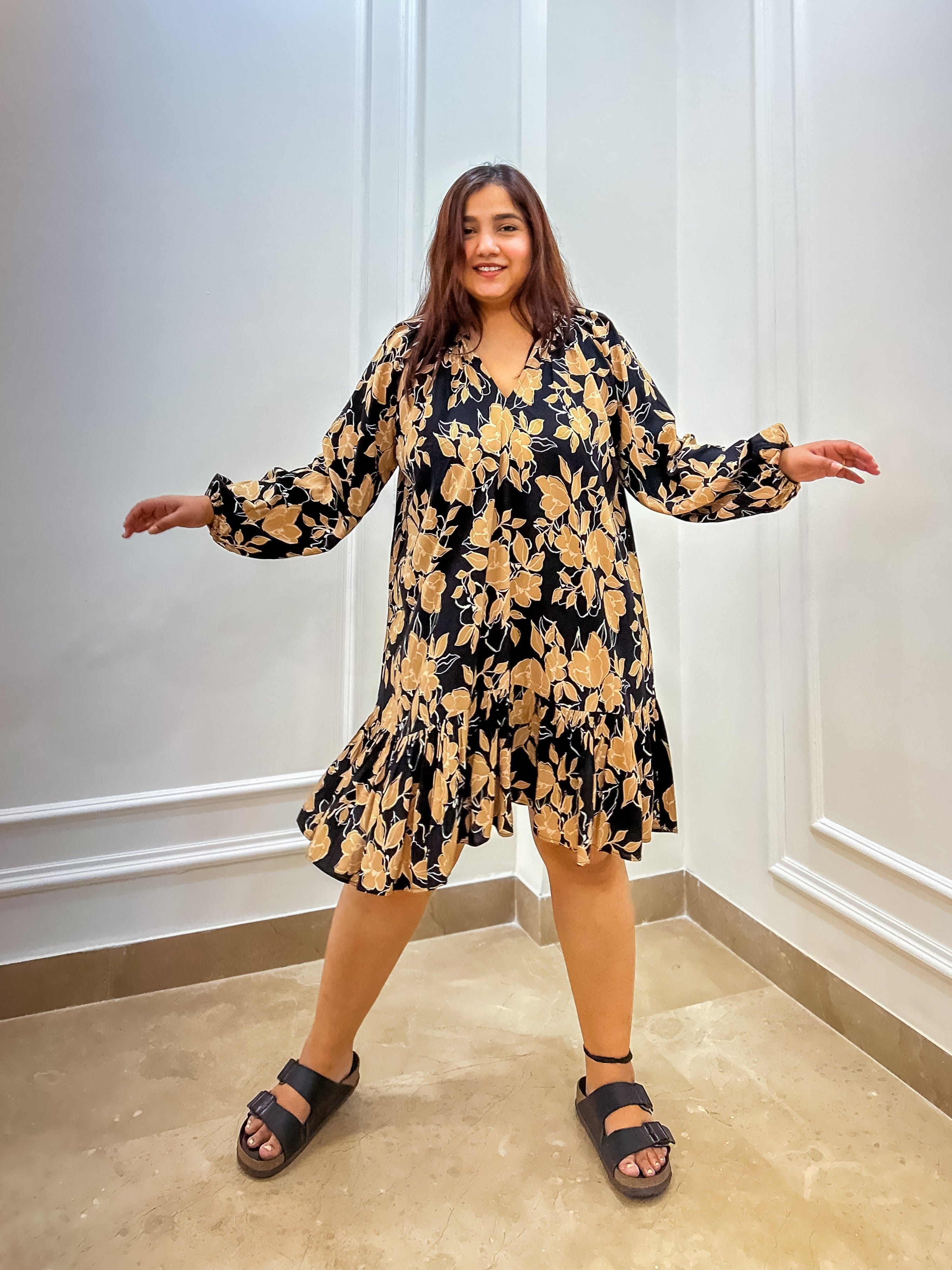 Shadow Bloom Eva Dress