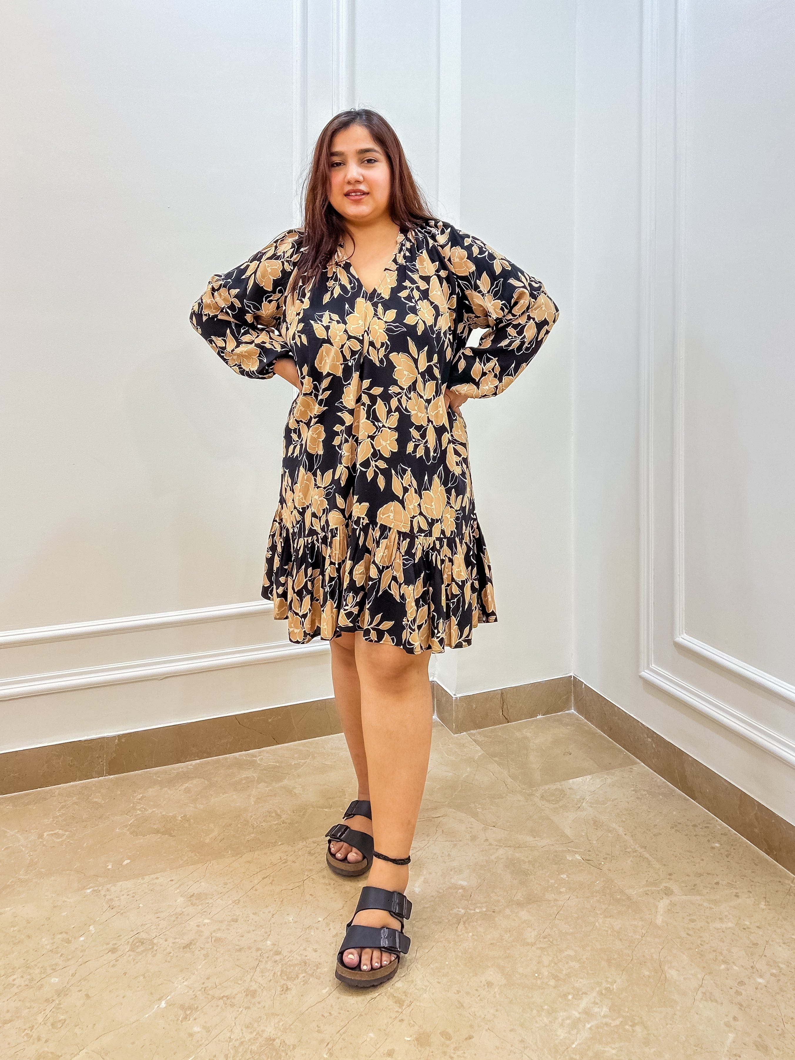 Shadow Bloom Eva Dress