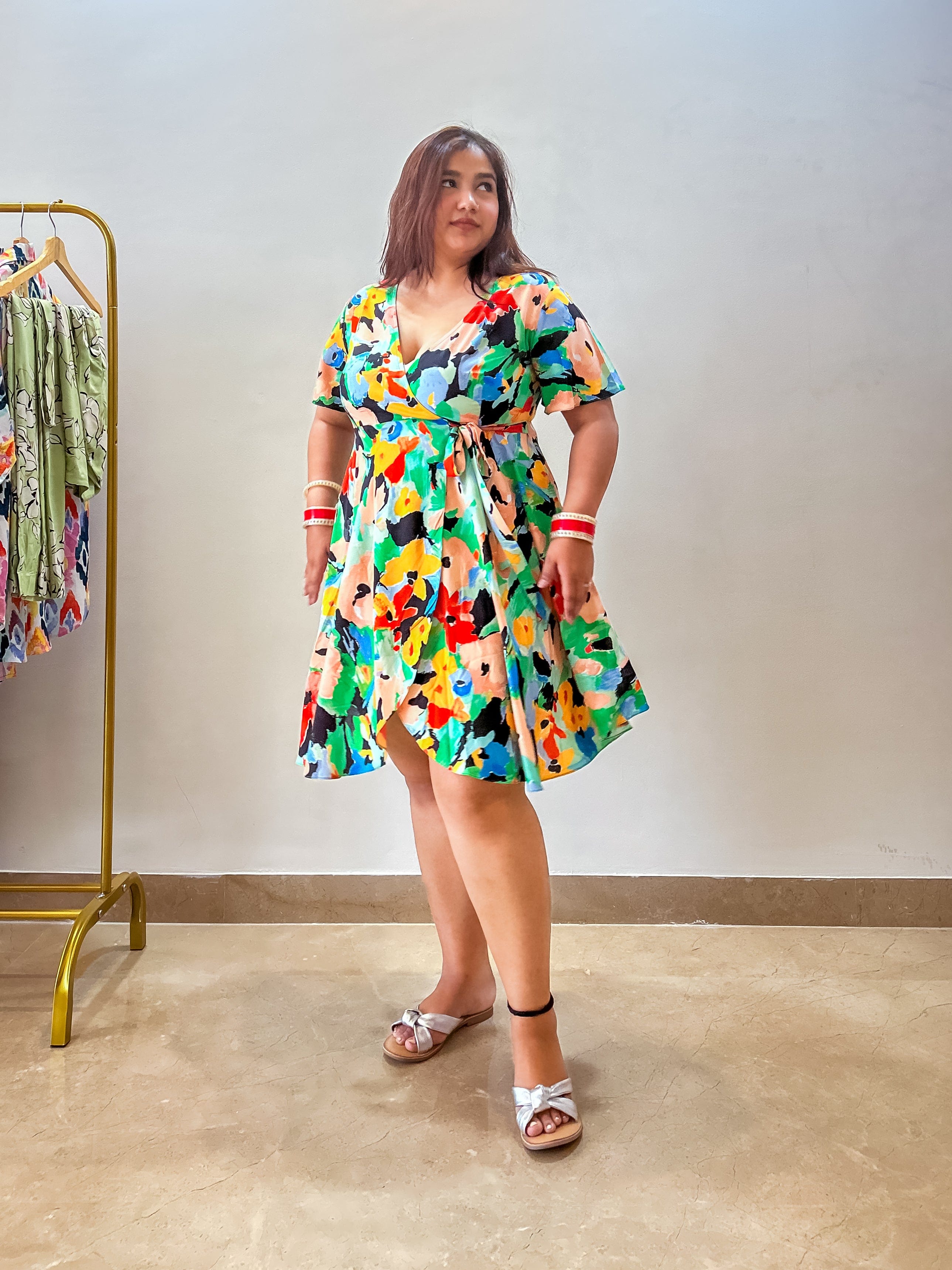 Piece of Art Wrap Dress