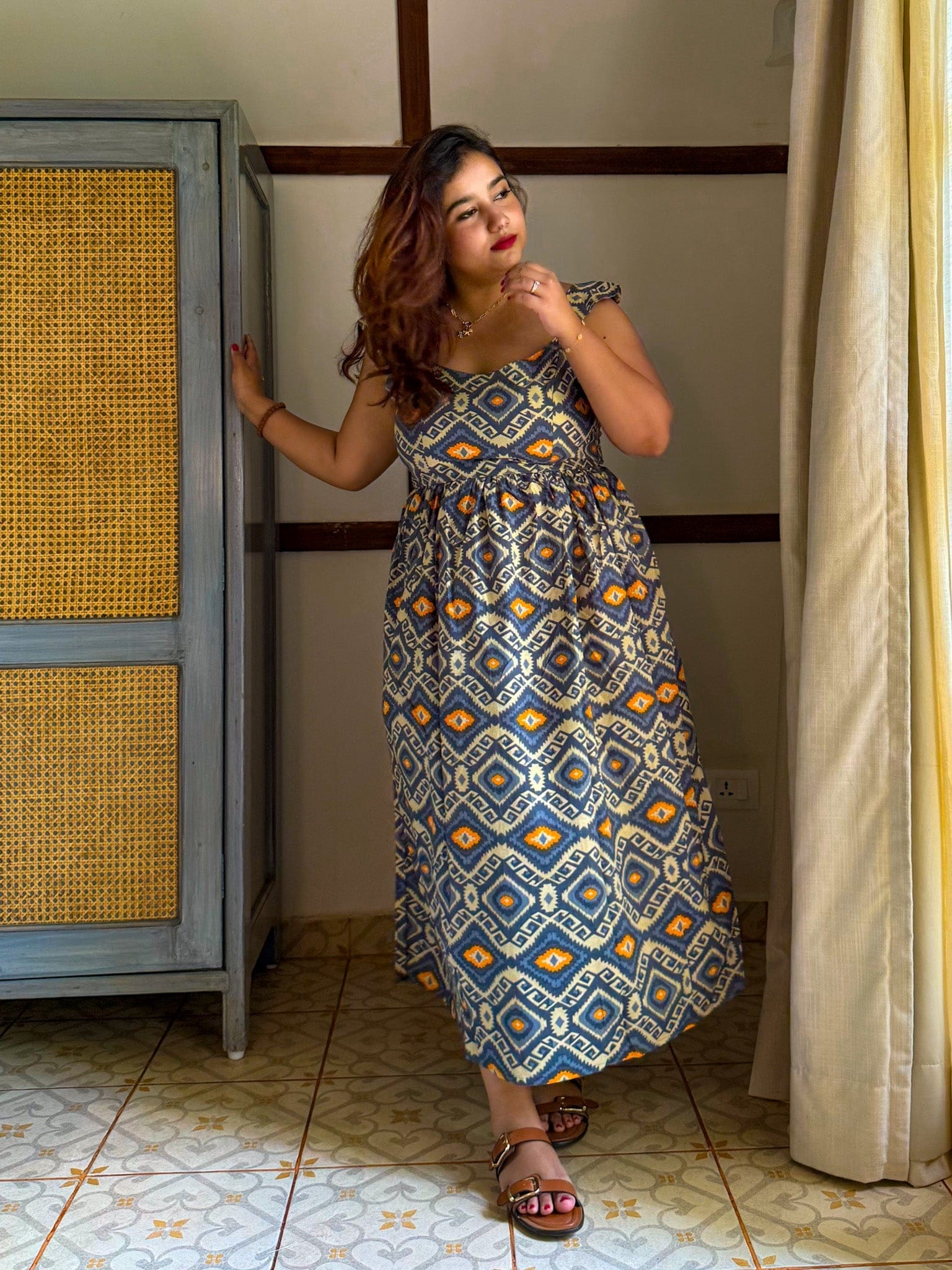 Sparrow Back Tie Dress