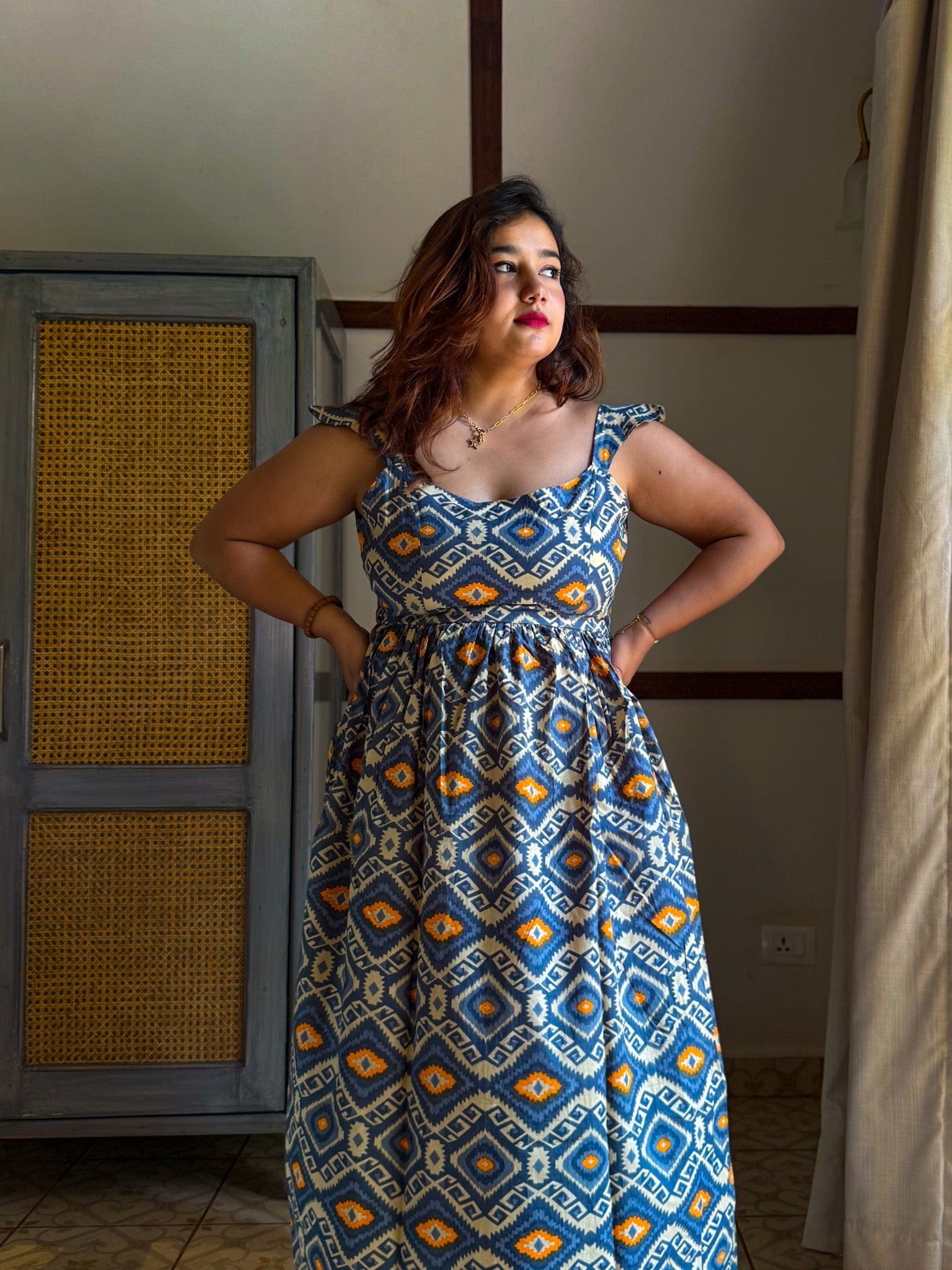 Sparrow Back Tie Dress