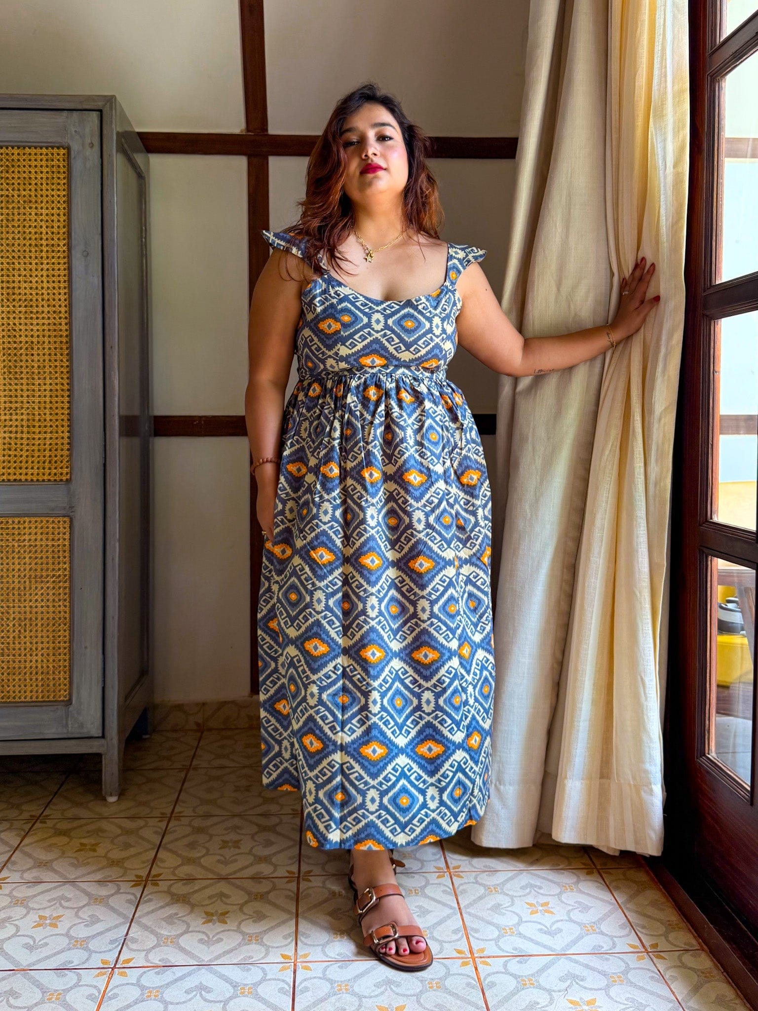 Sparrow Back Tie Dress