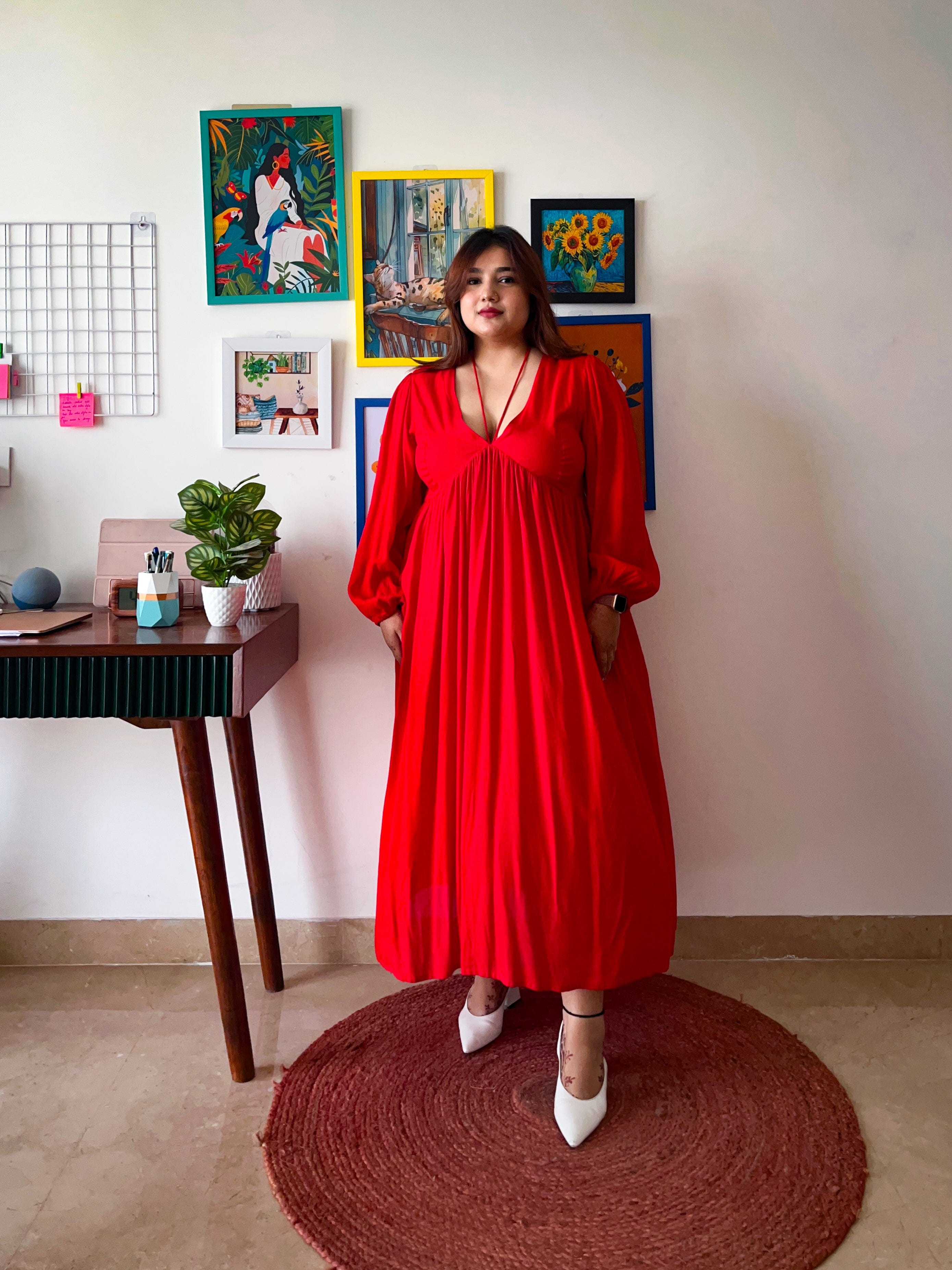 Red Celine Dress