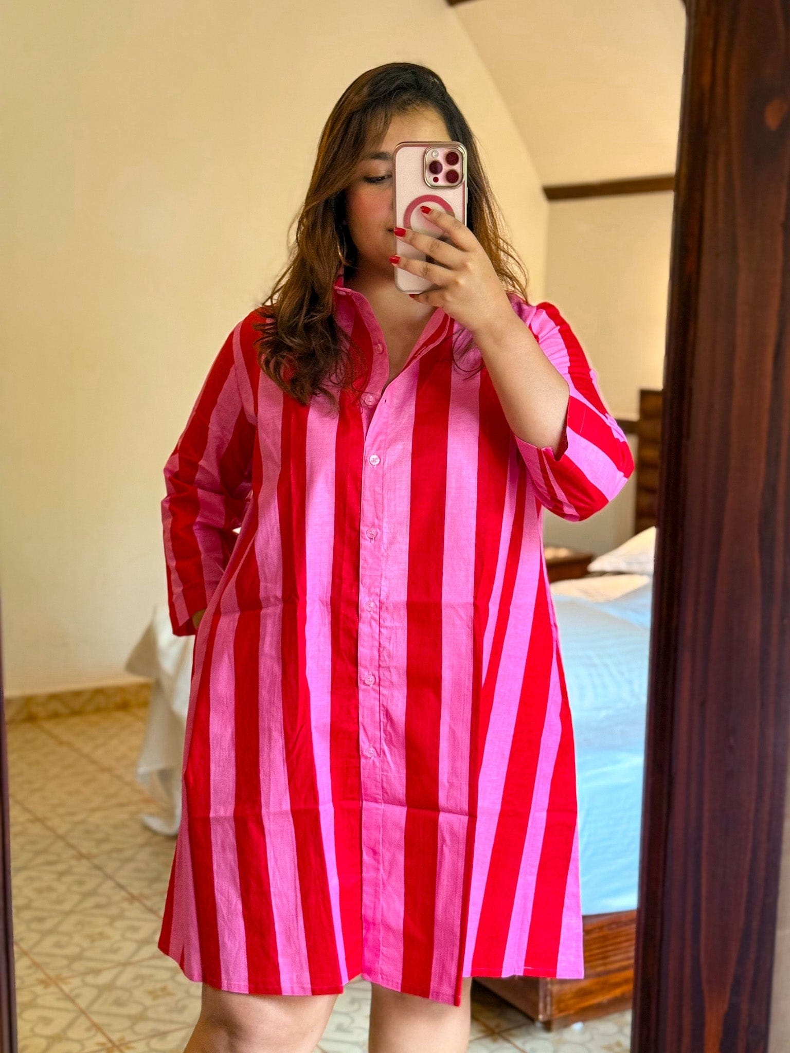 Flamingo Short Dress