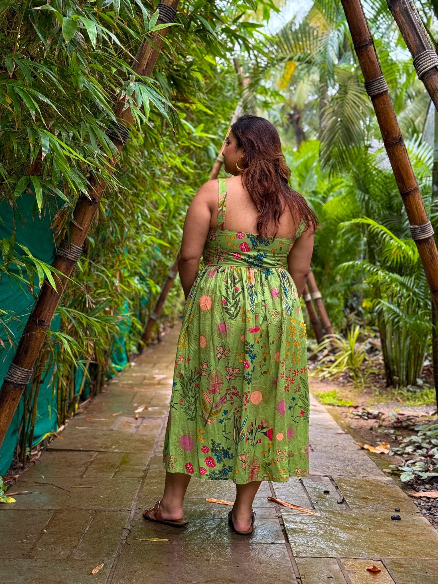 Parrot Midi Dress