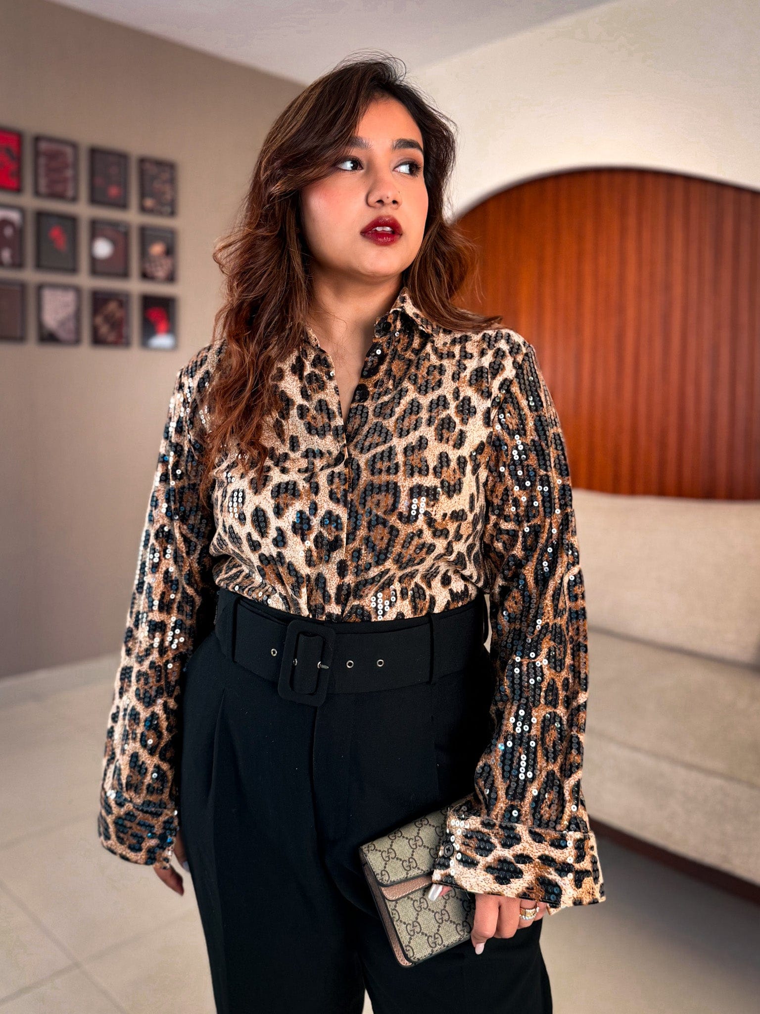 The Femme Fatale Sequin Shirt