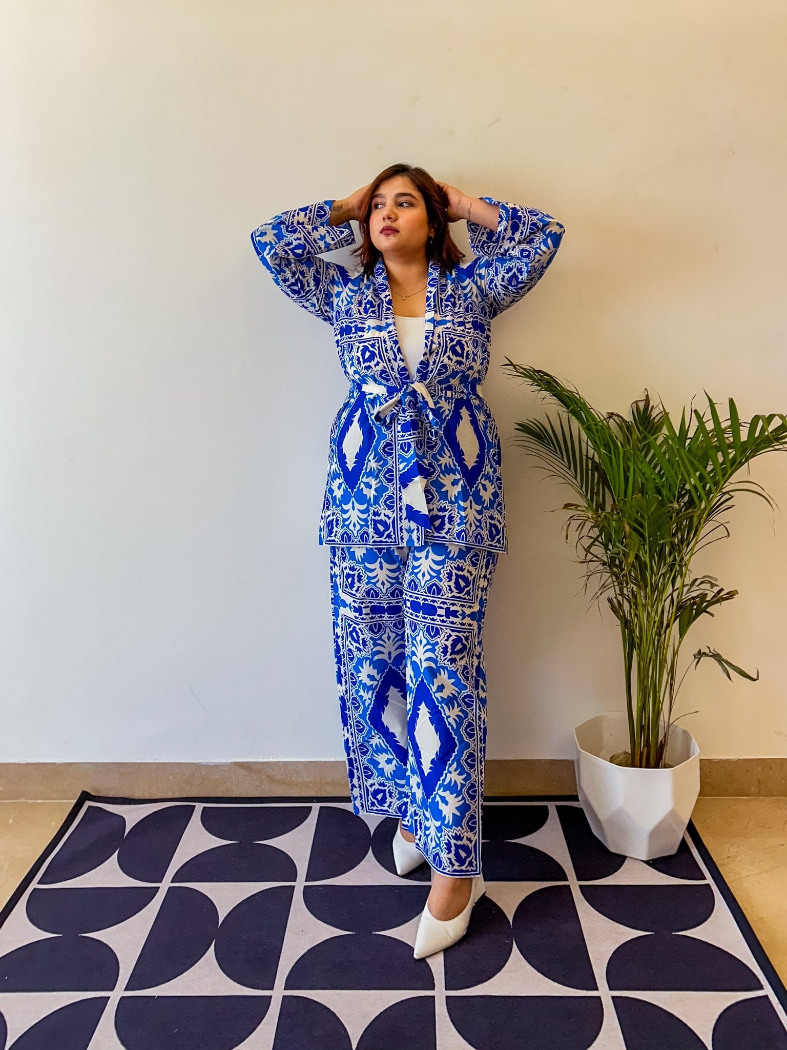 Santorini Kimono Set