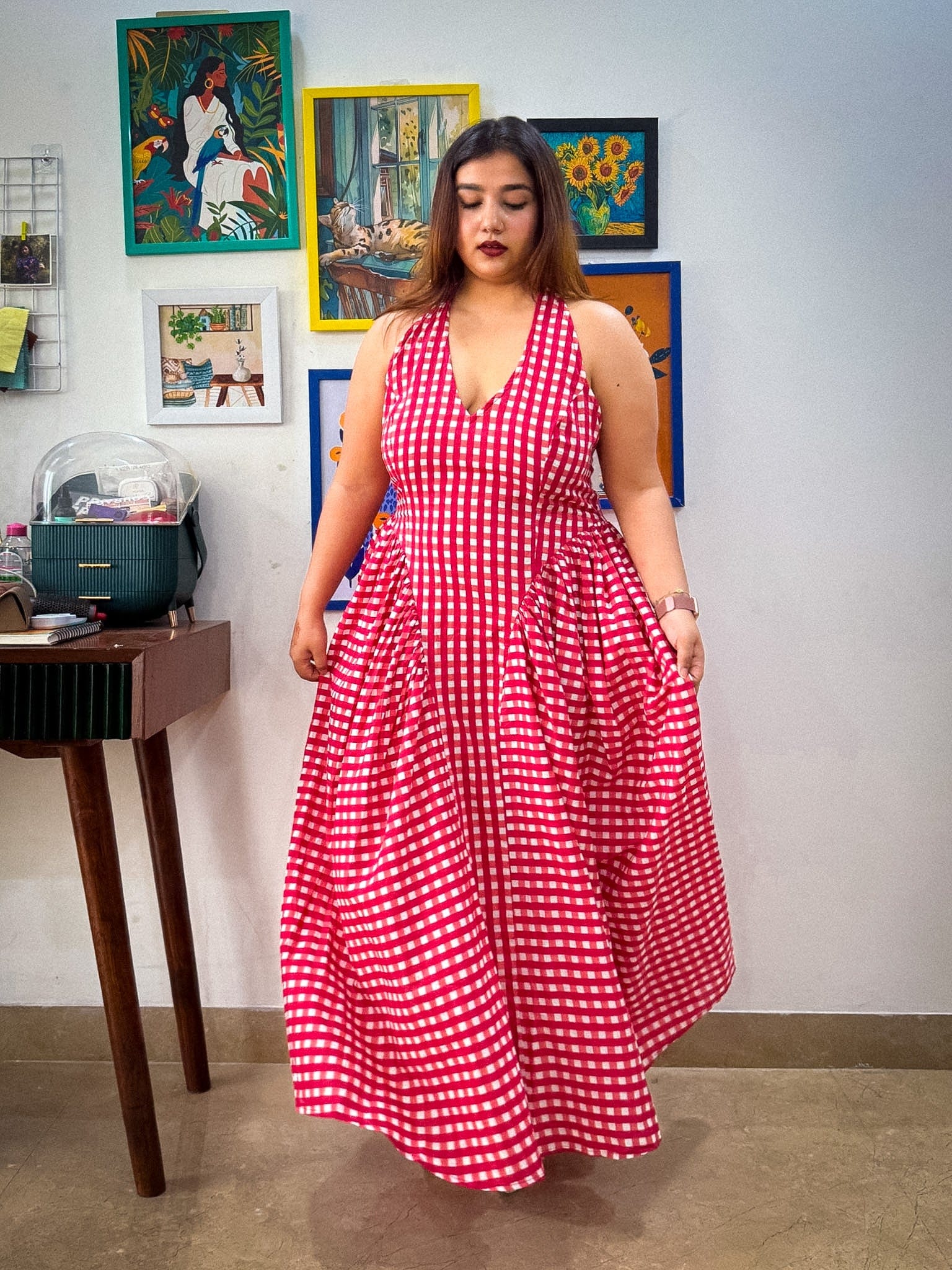 Plaidy Dress