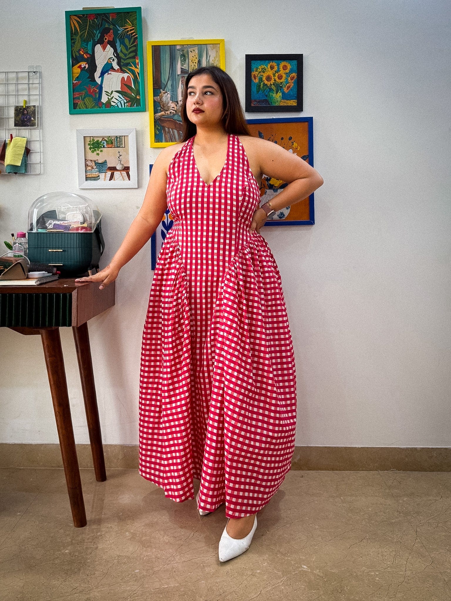 Plaidy Dress