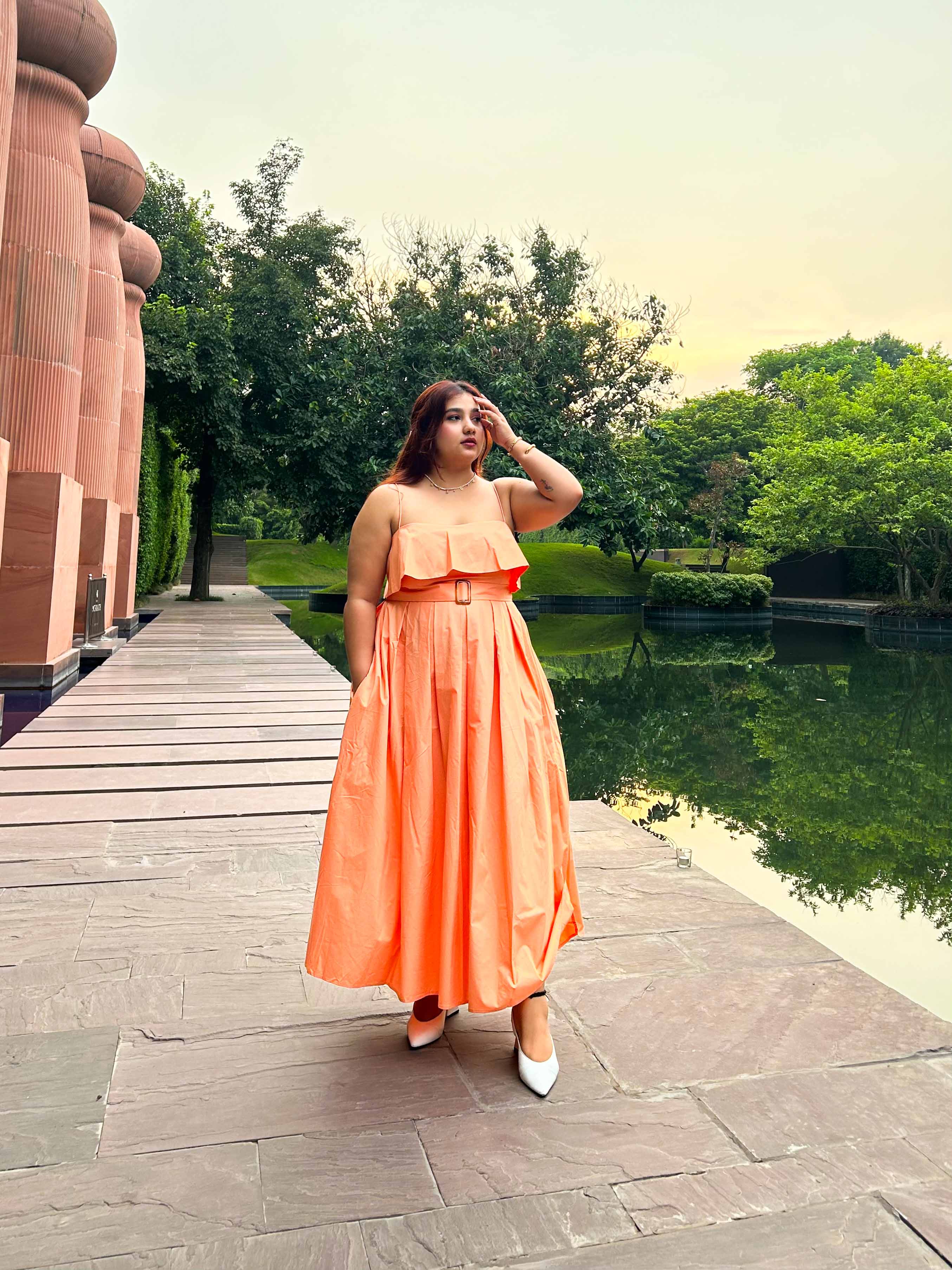 Peach Blossom Dress