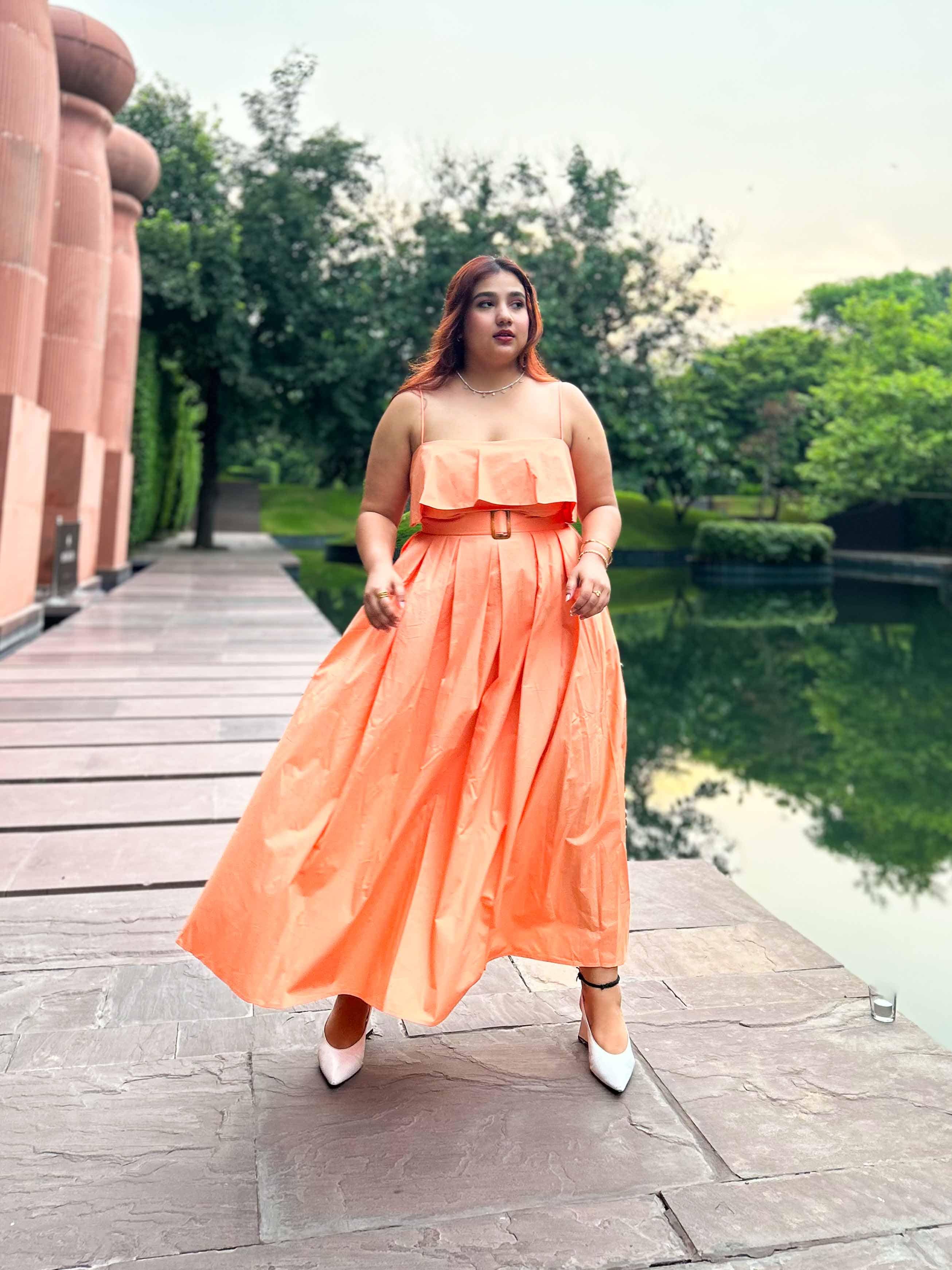Peach Blossom Dress