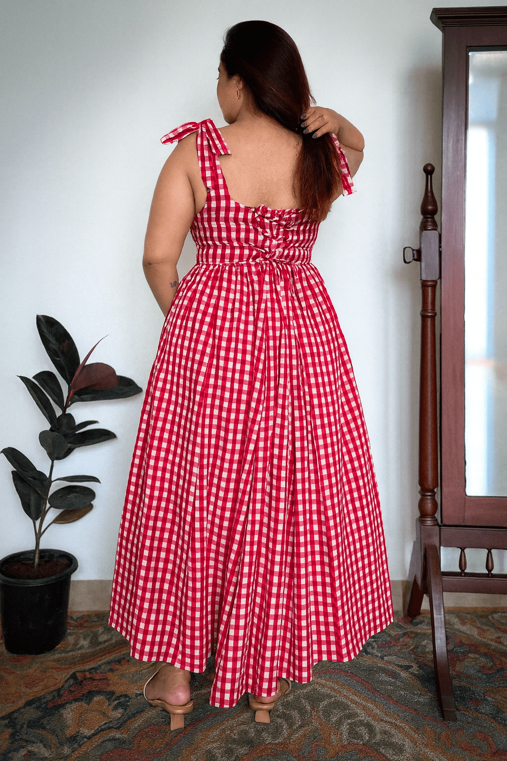 Red Biscoff Dress