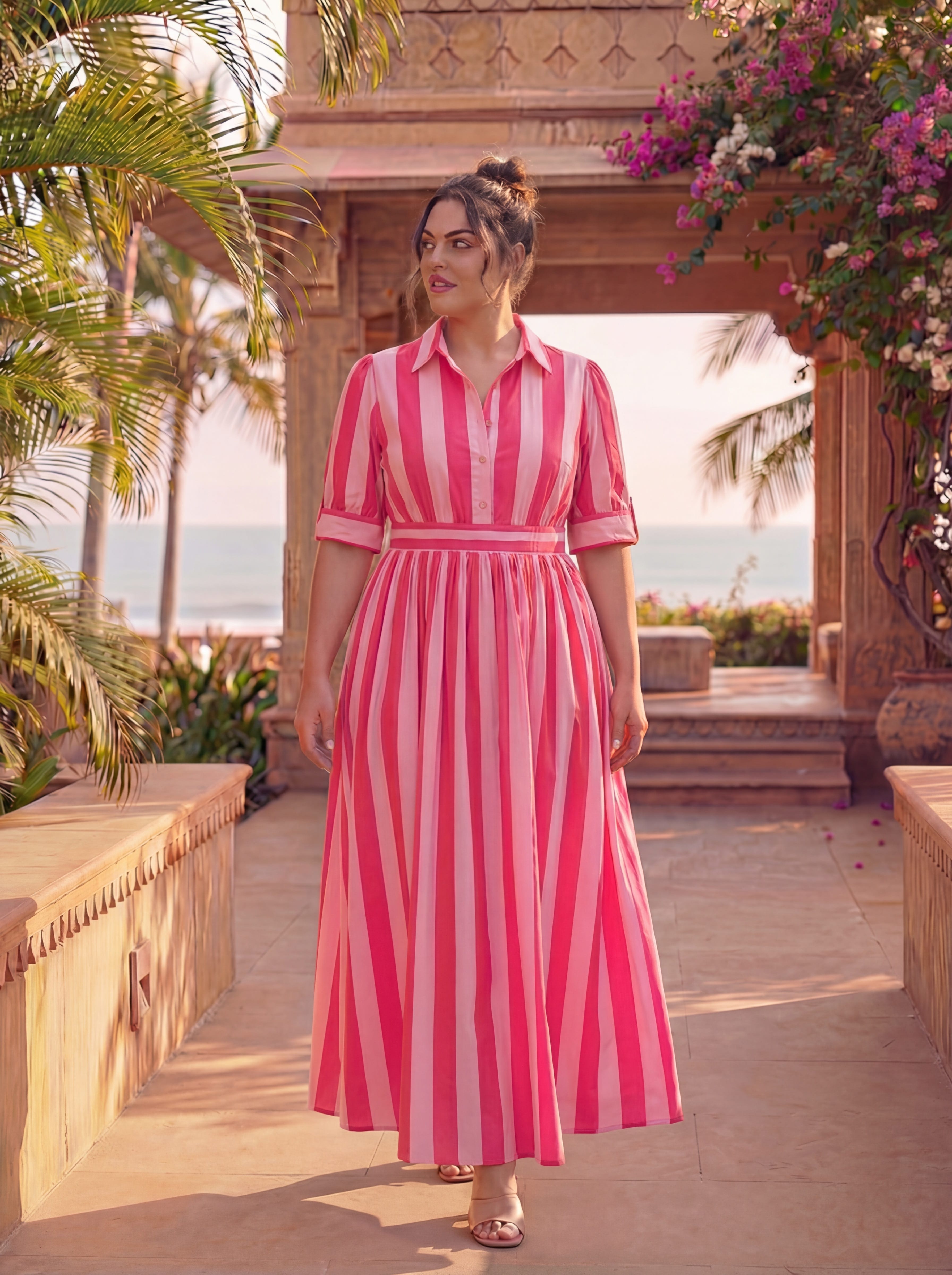 Pink Stripes Strawberry Co-ord Set